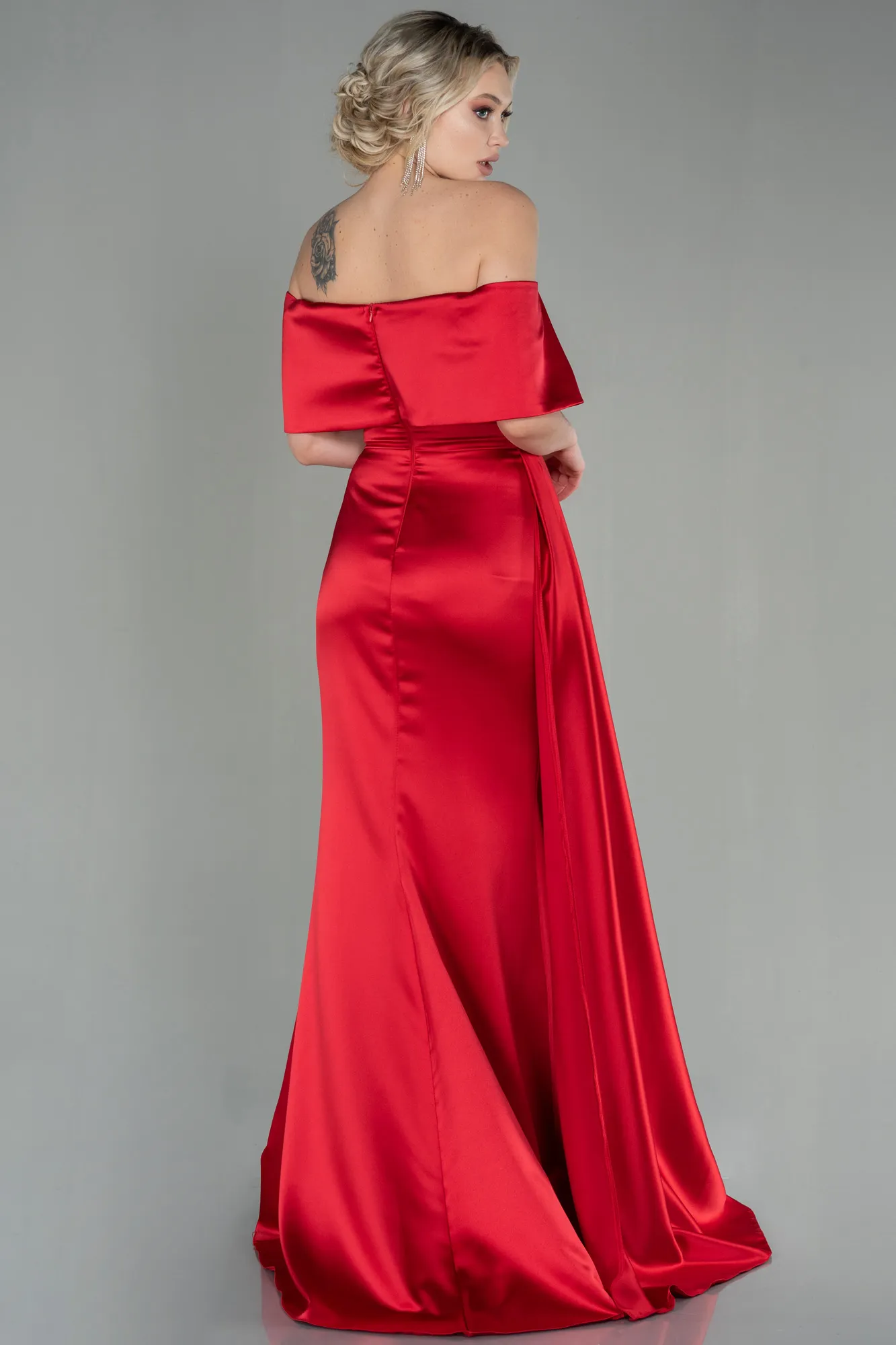 Long Satin Evening Dress ABU2893
