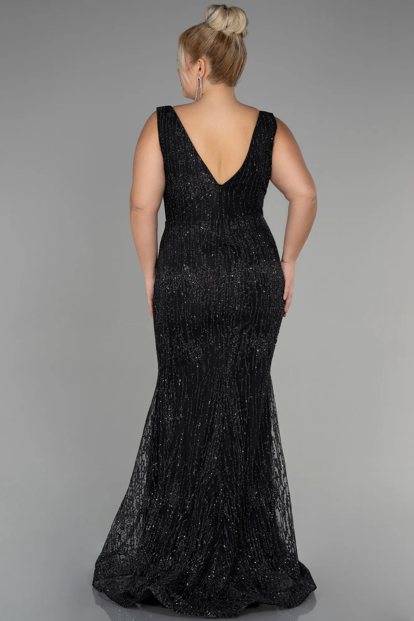 Long Plus Size Engagement Dress ABU3368