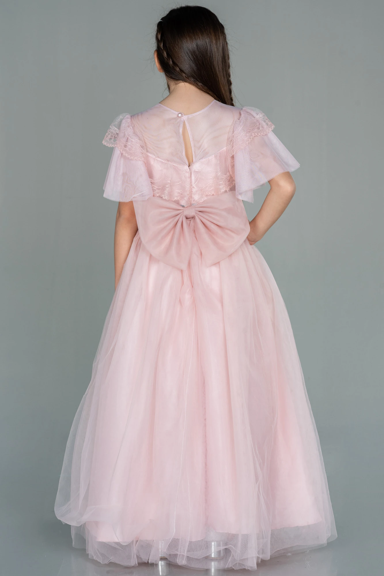 Front Short Back Long Girl Dress ABO103