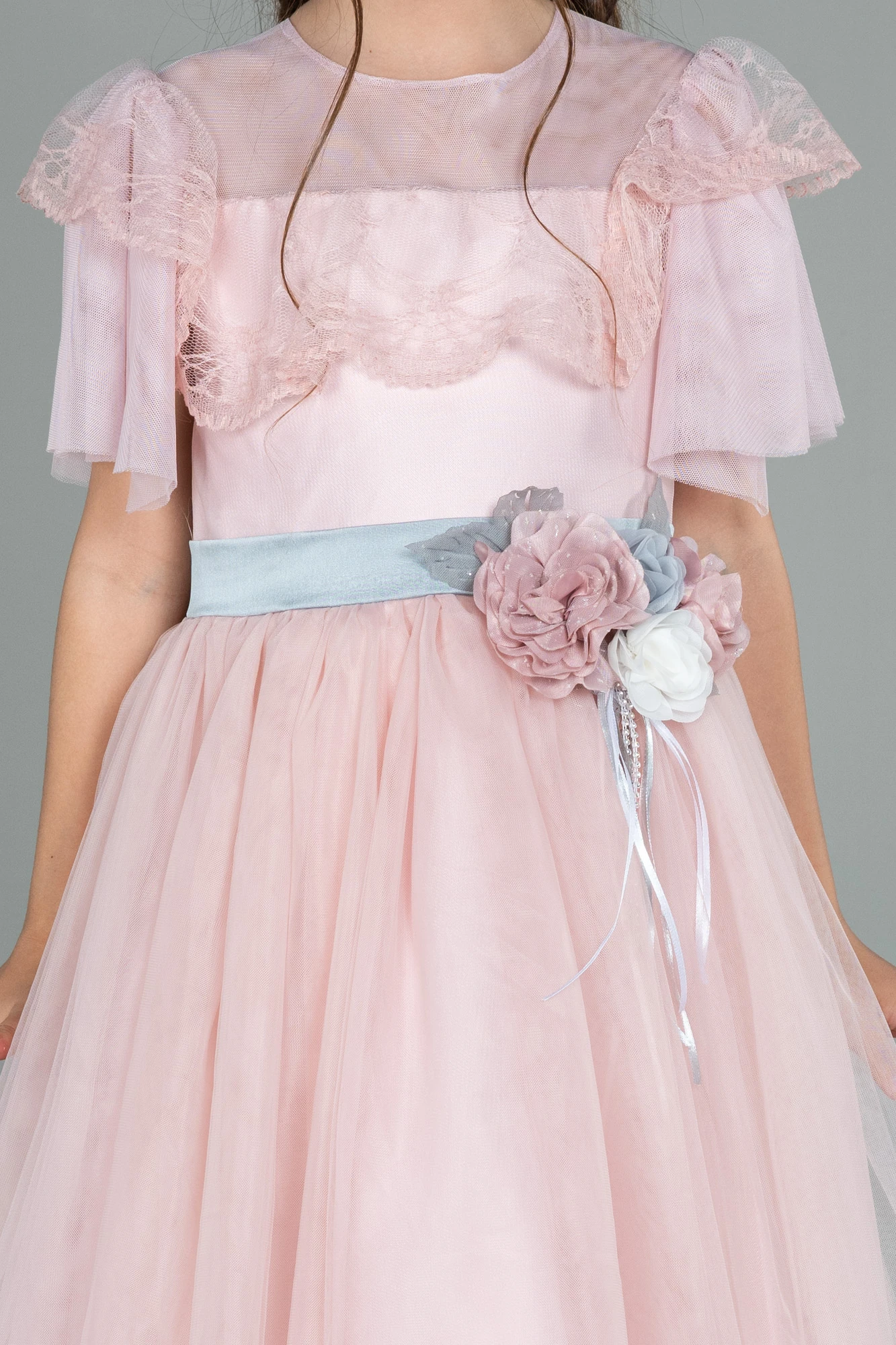 Front Short Back Long Girl Dress ABO103