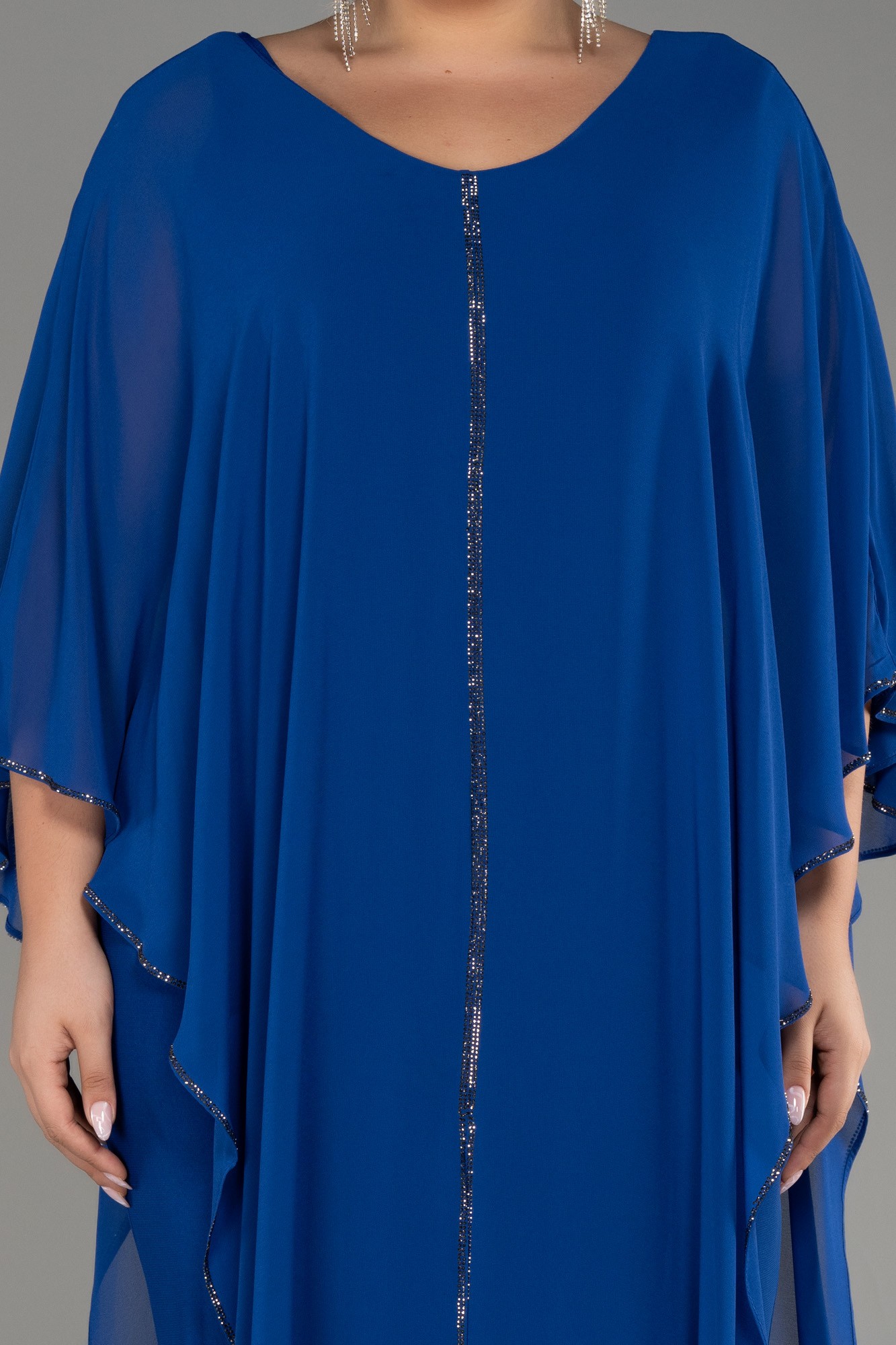 Chiffon Plus Size Cocktail Dress ABT112