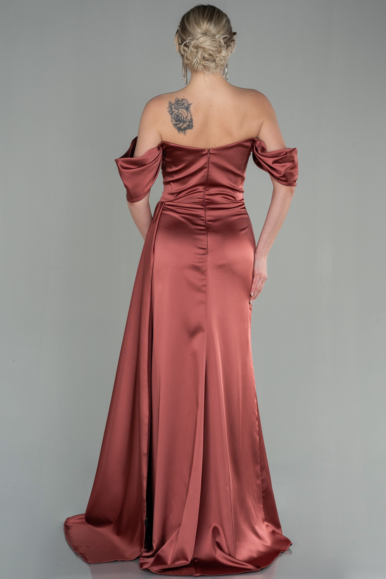 Long Satin Evening Dress ABU2661