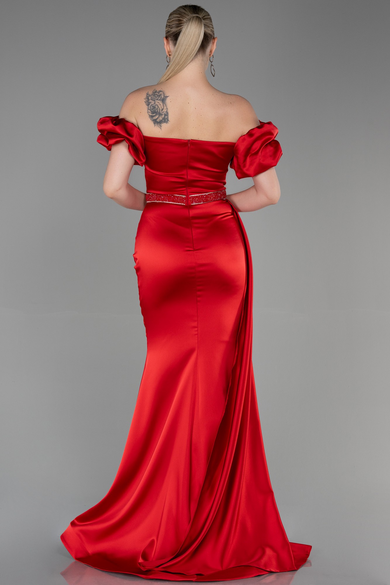 Long Satin Evening Dress ABU3331