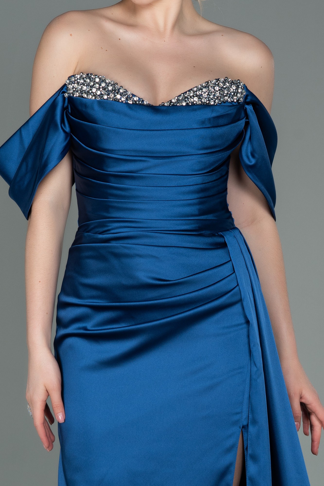 Long Satin Evening Dress ABU2661