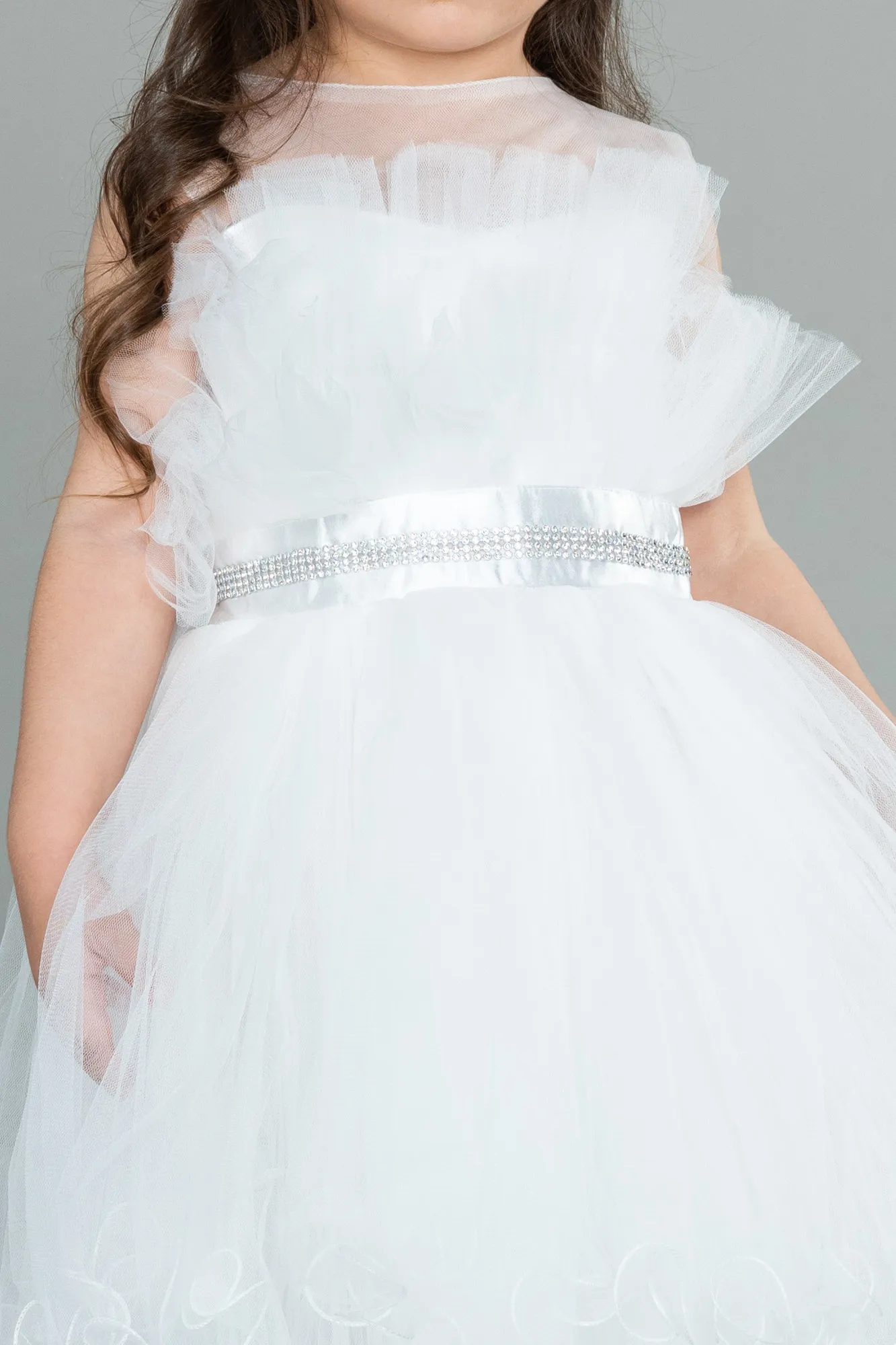 Front Short Back Long Girl Dress ABO100