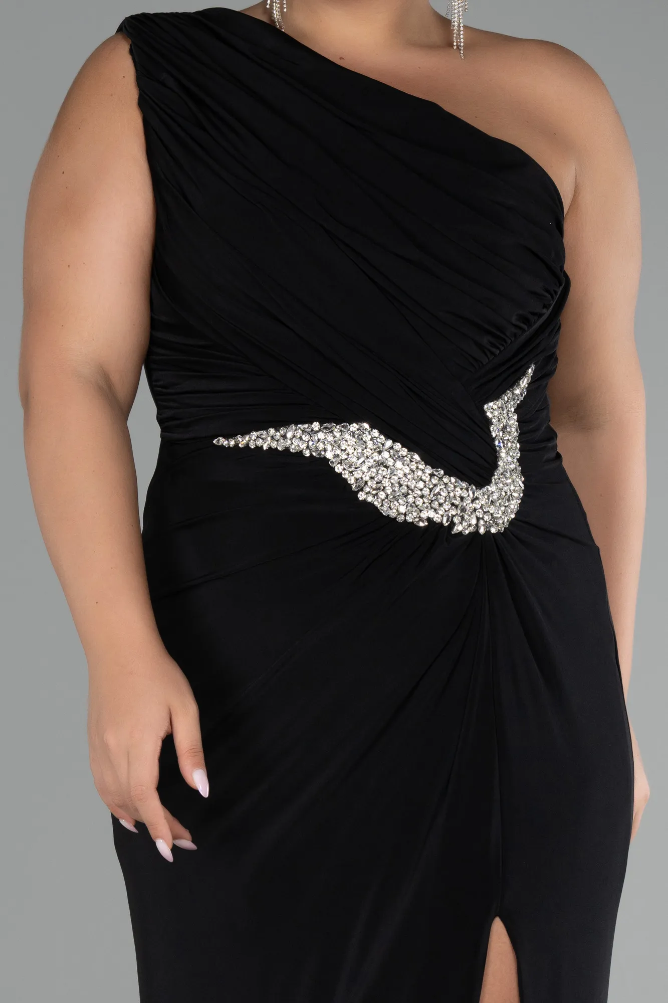 Long Plus Size Engagement Dress ABU4148