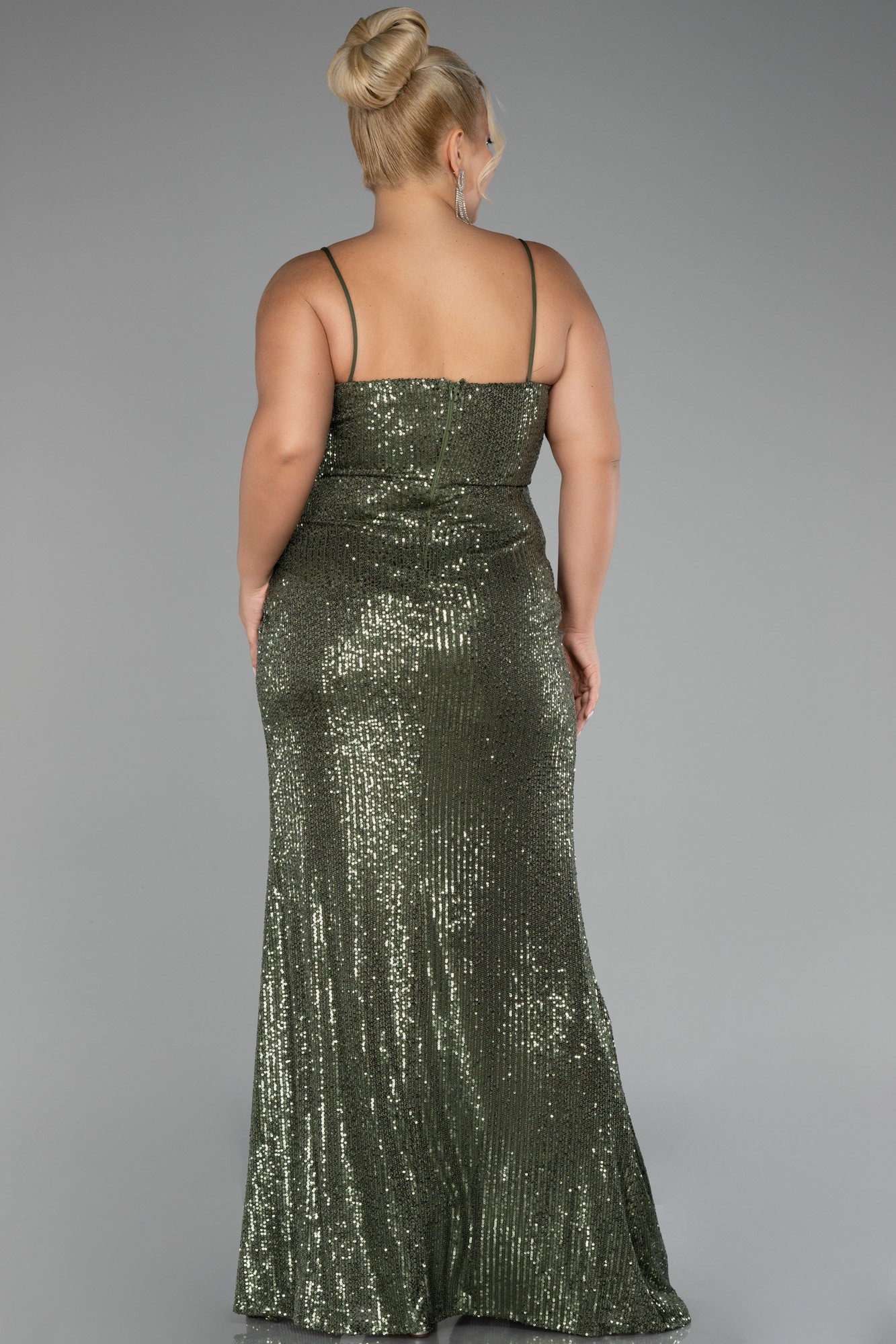 Long Scaly Plus Size Evening Dress ABU3322