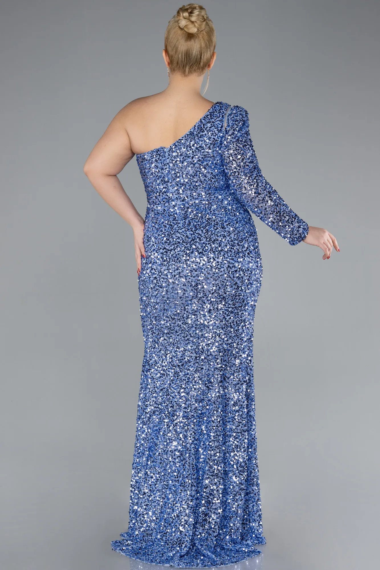 Long Plus Size Engagement Dress ABU4404