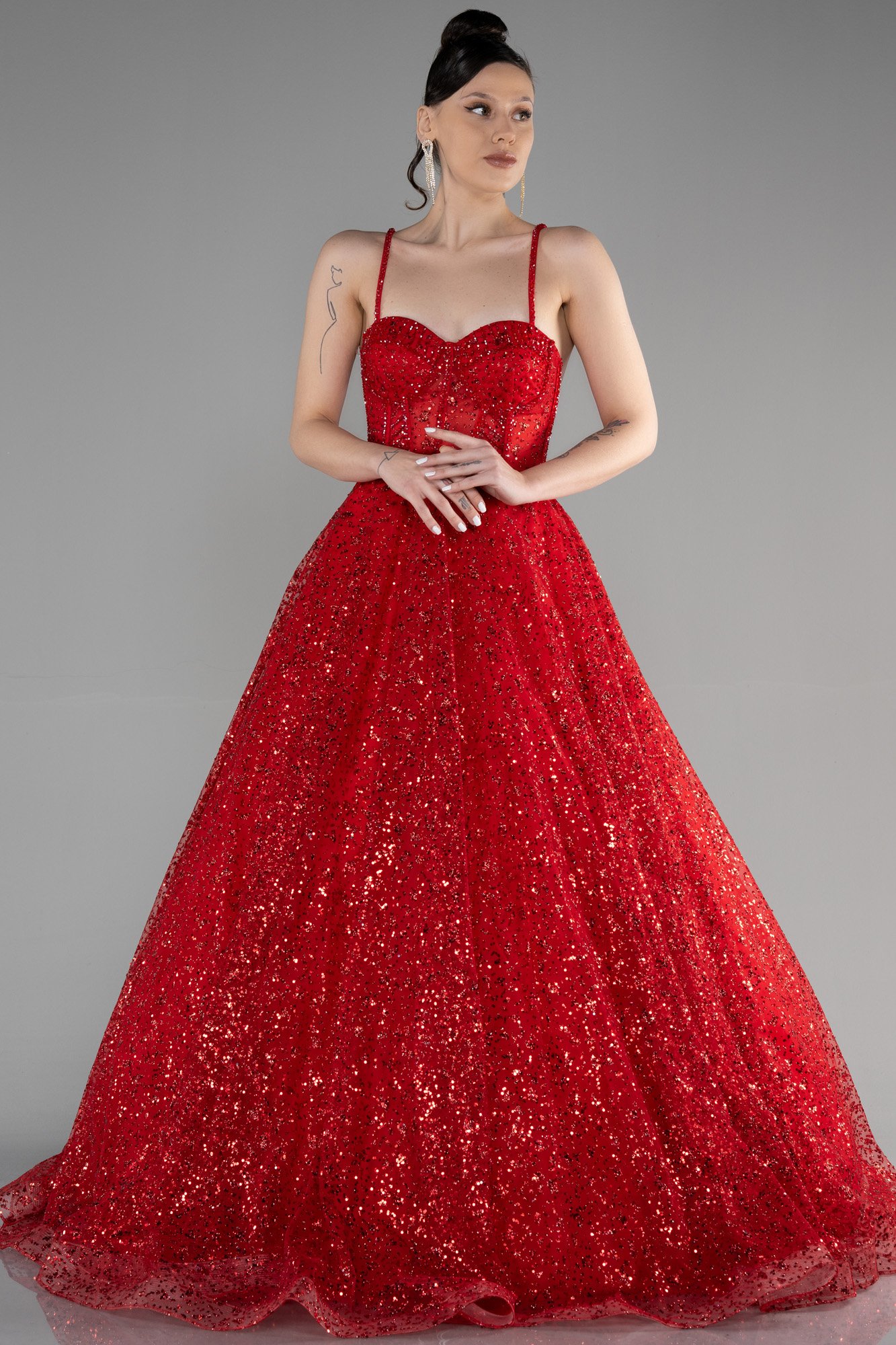 Long Haute Couture Dress ABU3556