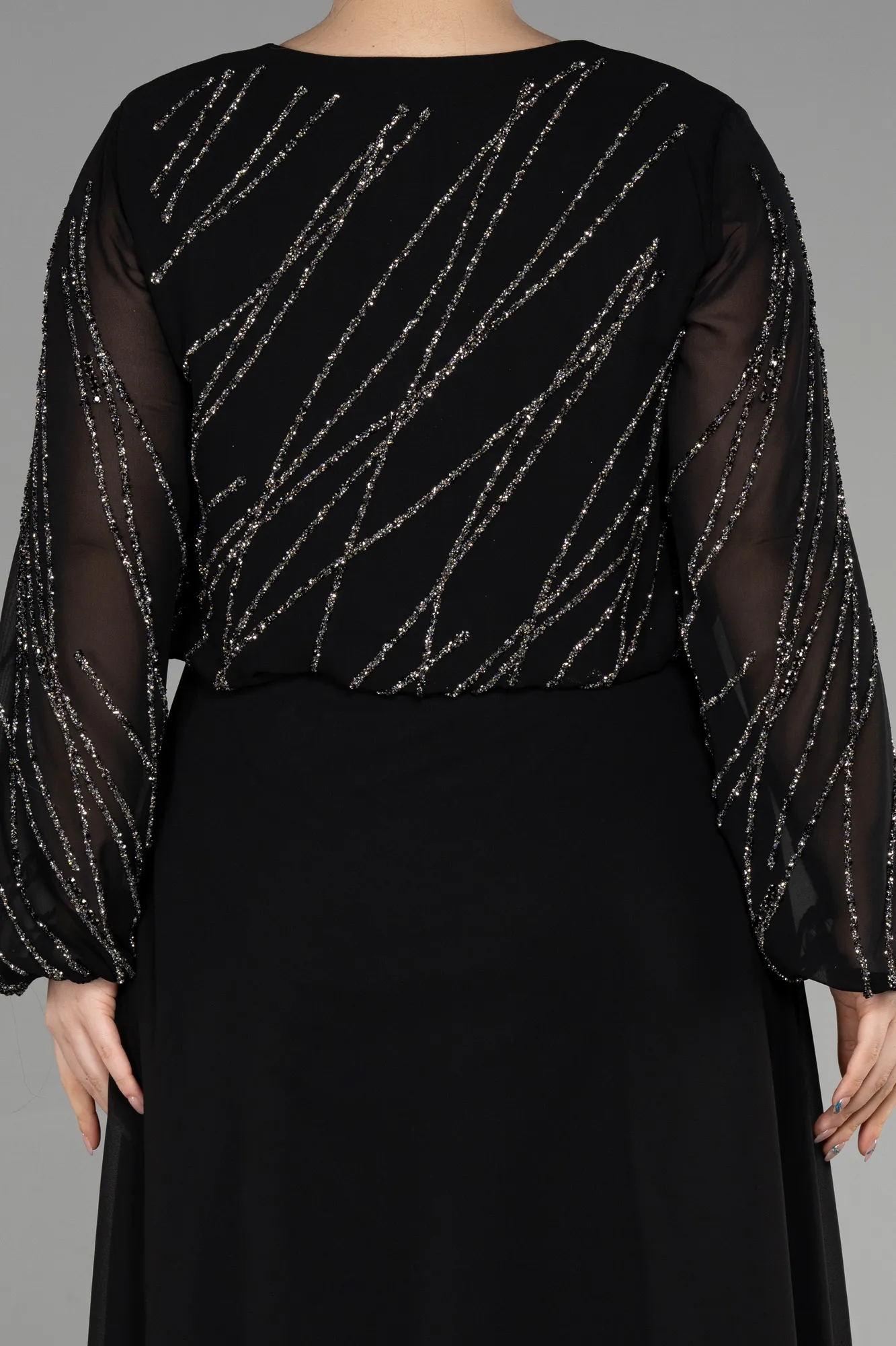 Long Chiffon Designer Plus Size Gowns ABU3652