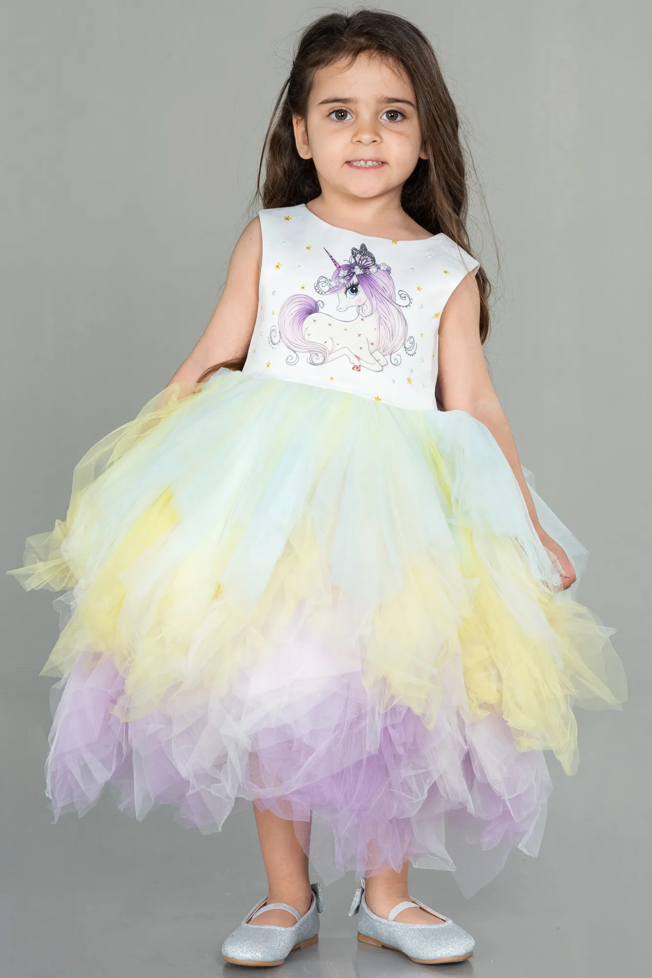 Long Girl Dress ABU3040