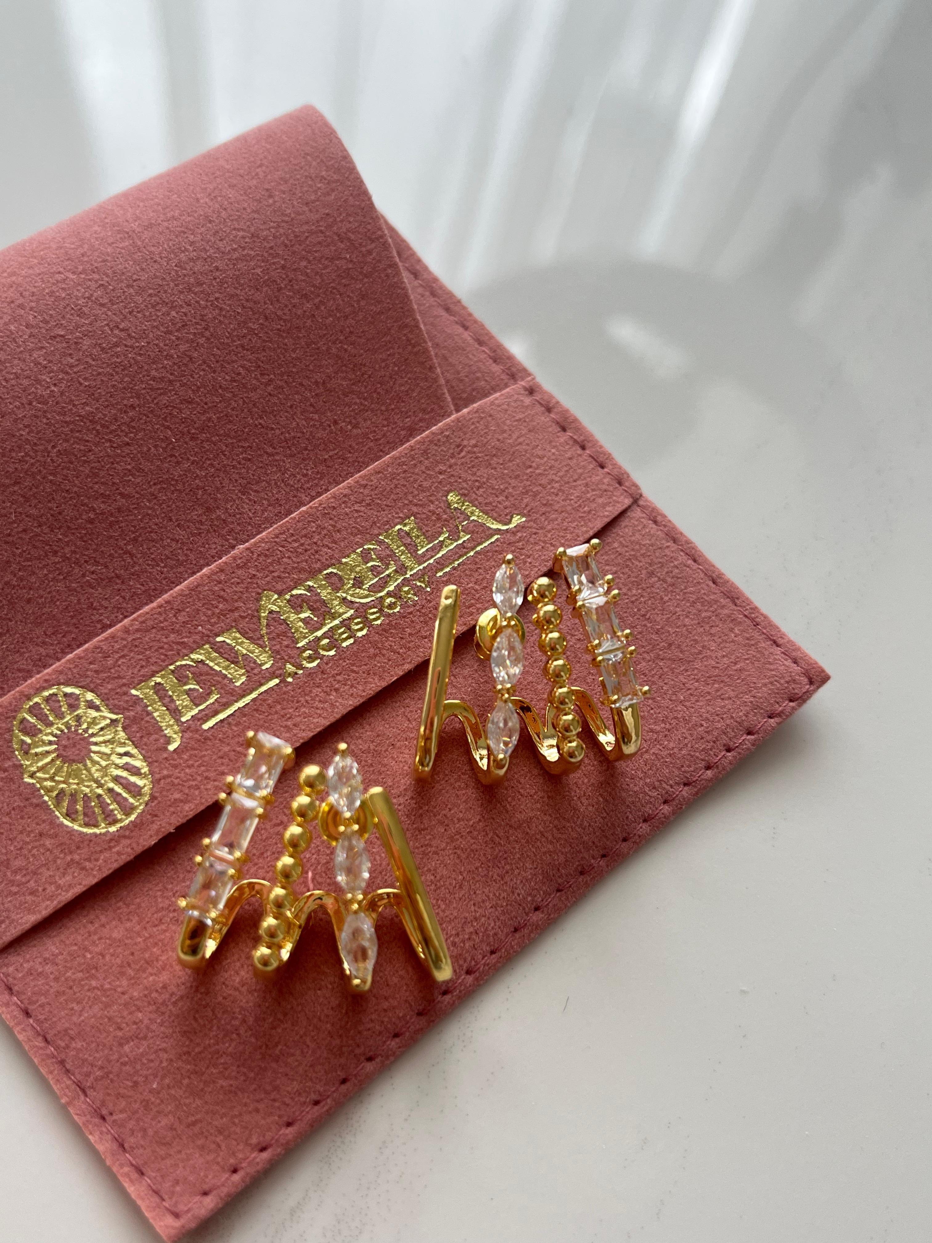 Vip 14k 4'lü Küpe