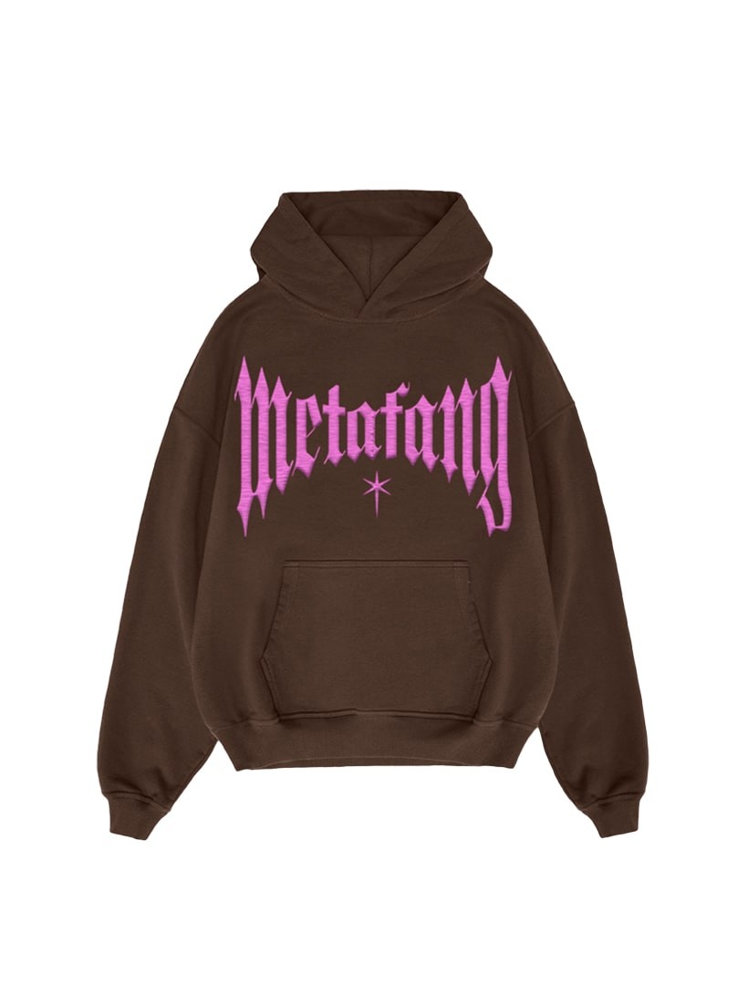 Pink shop logo hoodie