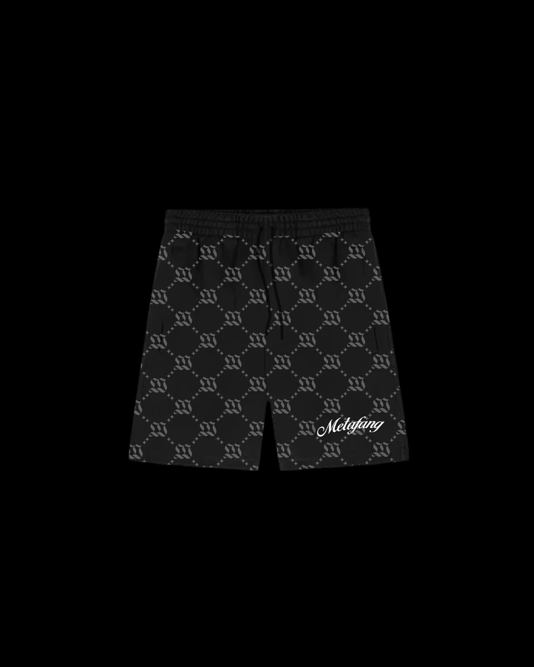 MONOGRAM BLACK SHORT