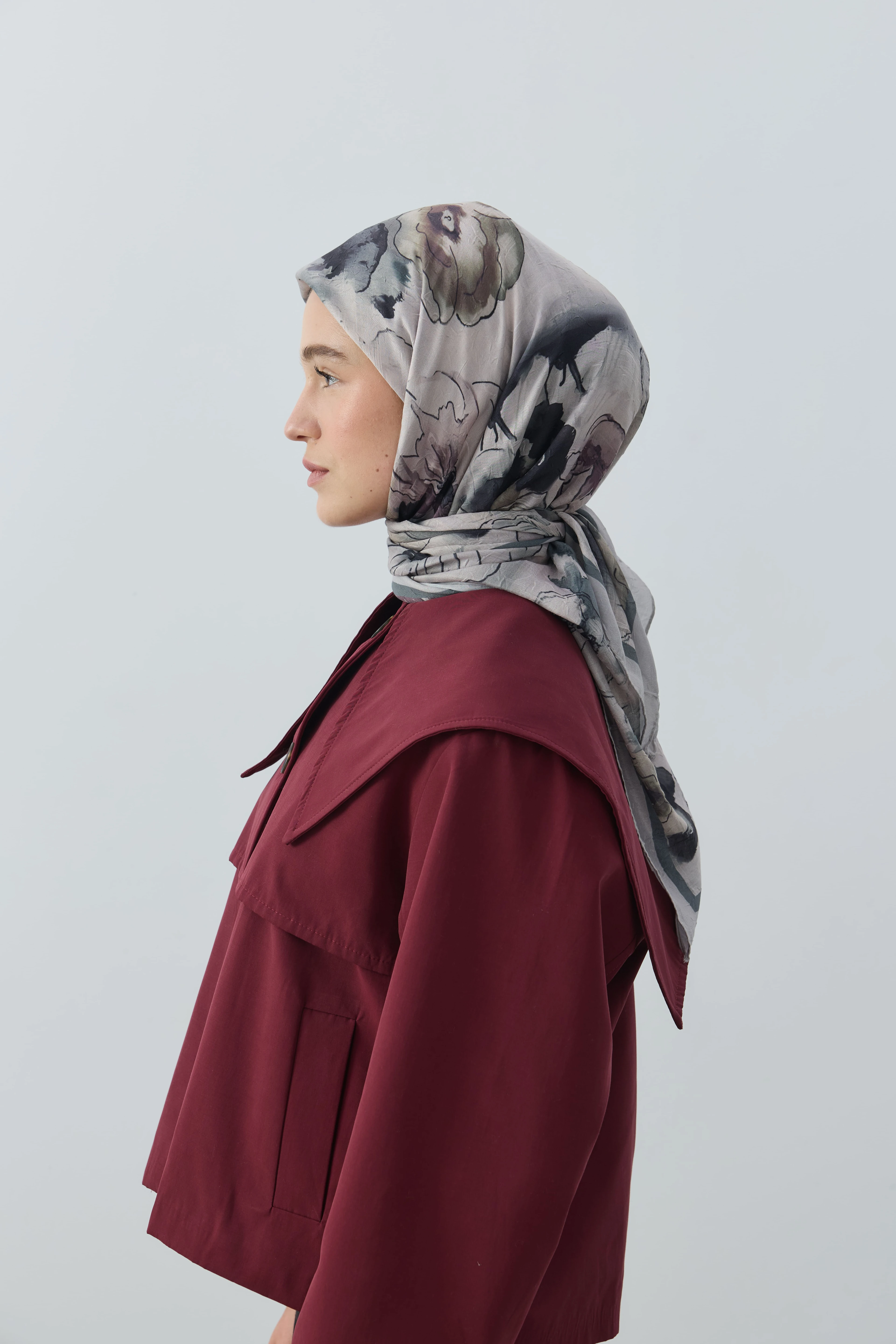 Evelyne Desen Bambu Eşarp - İğde