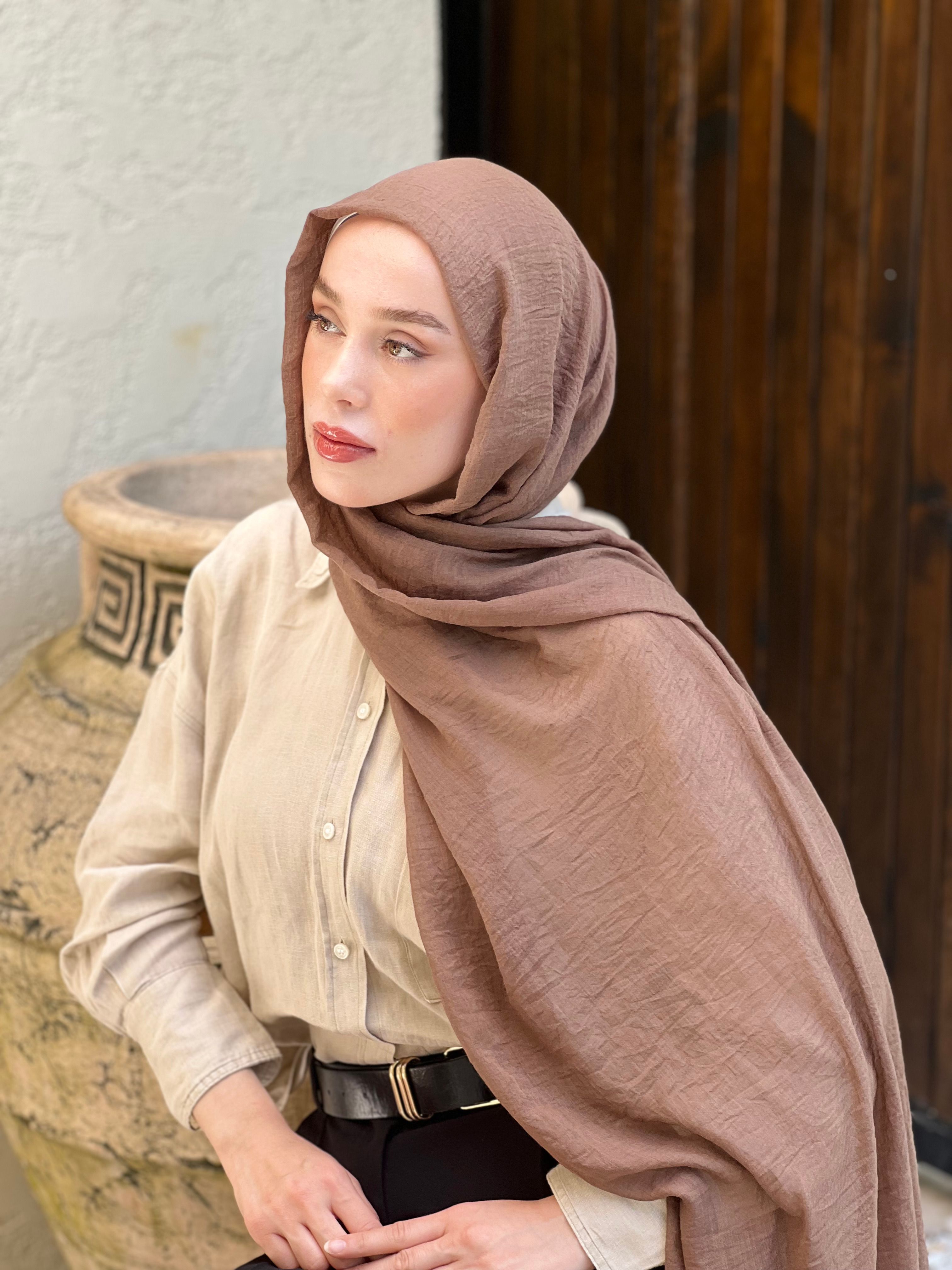 Aya Serisi Şal - Kahverengi