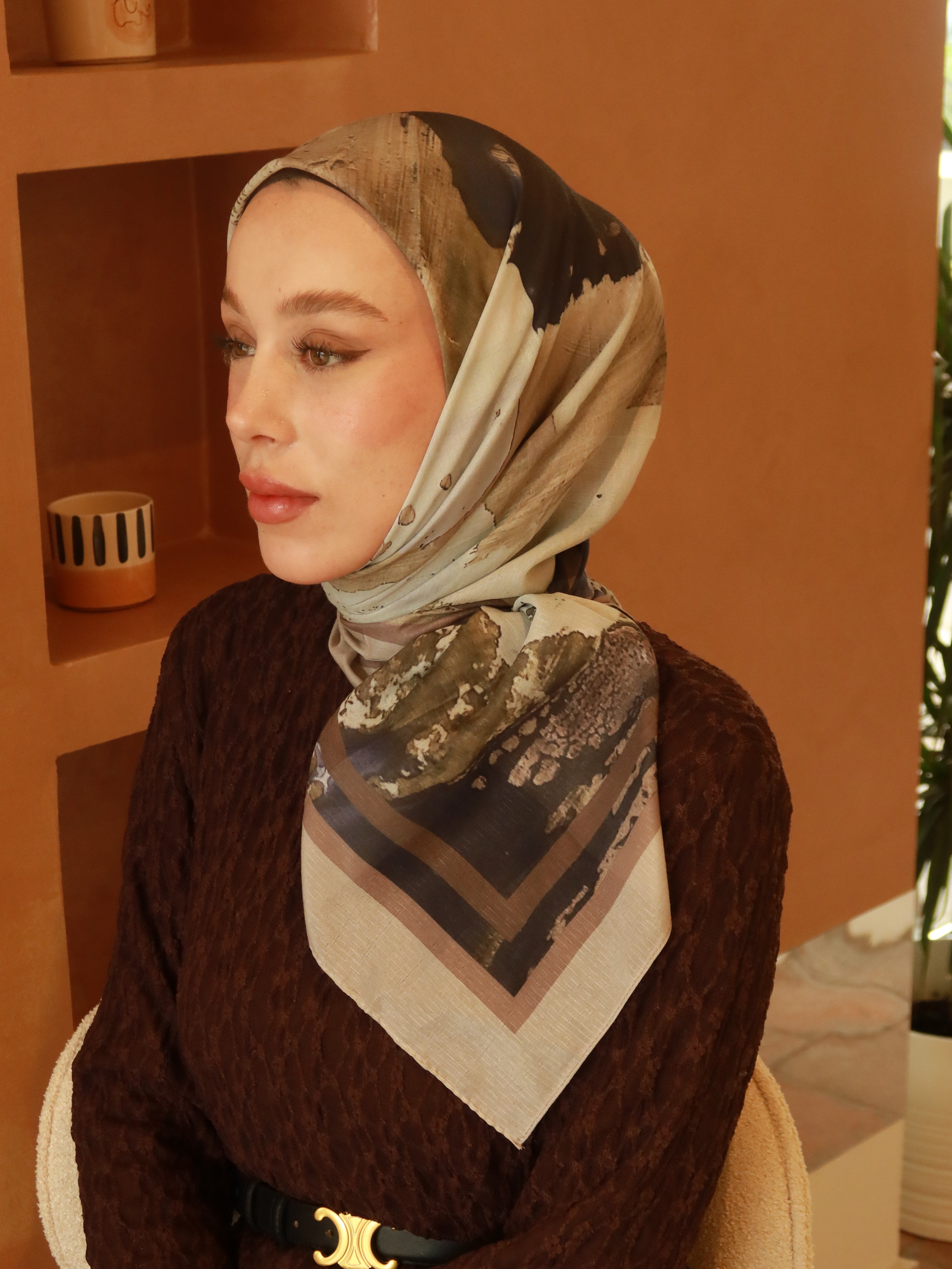 Lymera Desen Lina Eşarp - İğde