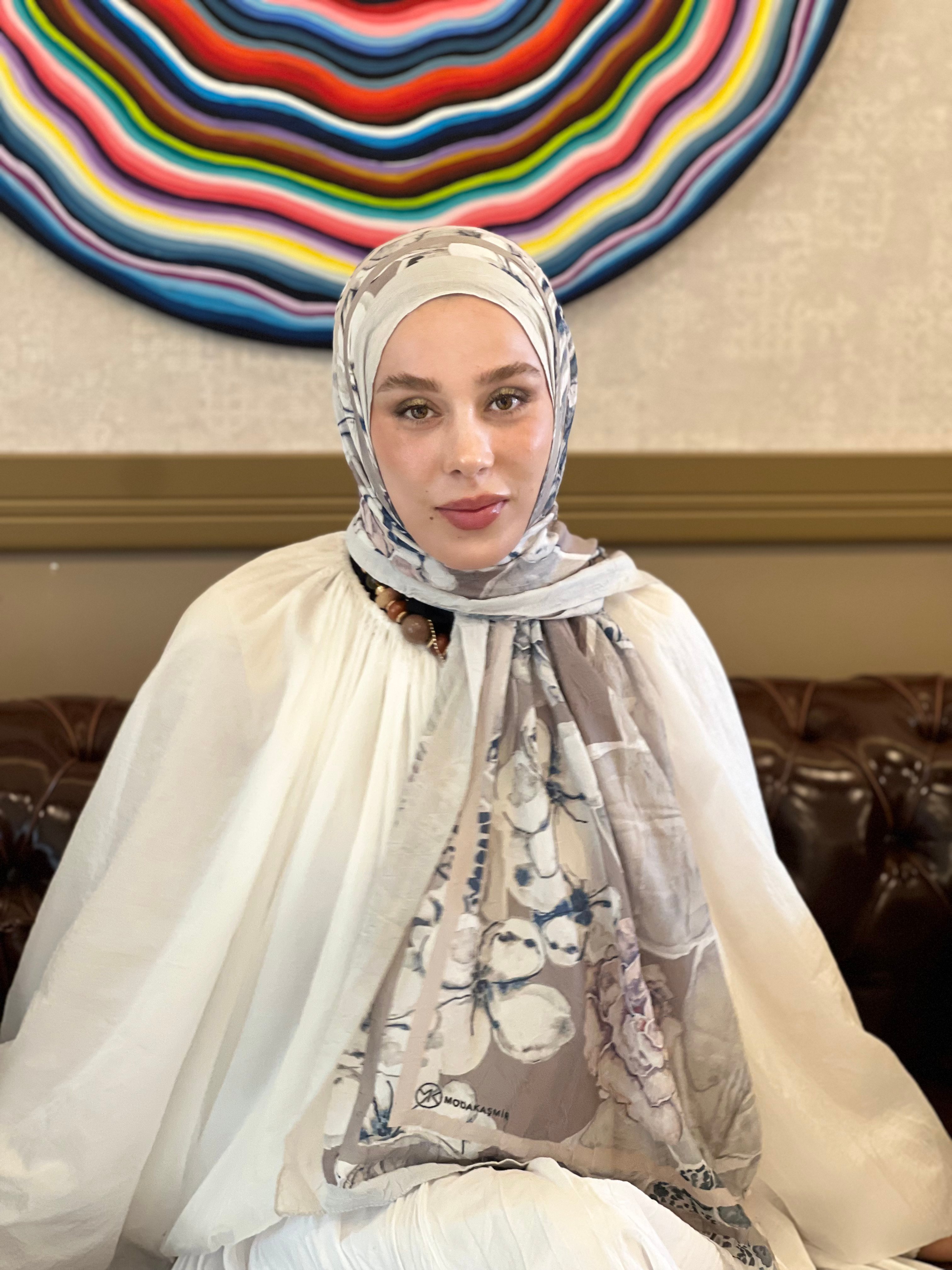 Lipa Desen Bambu Şal - İğde