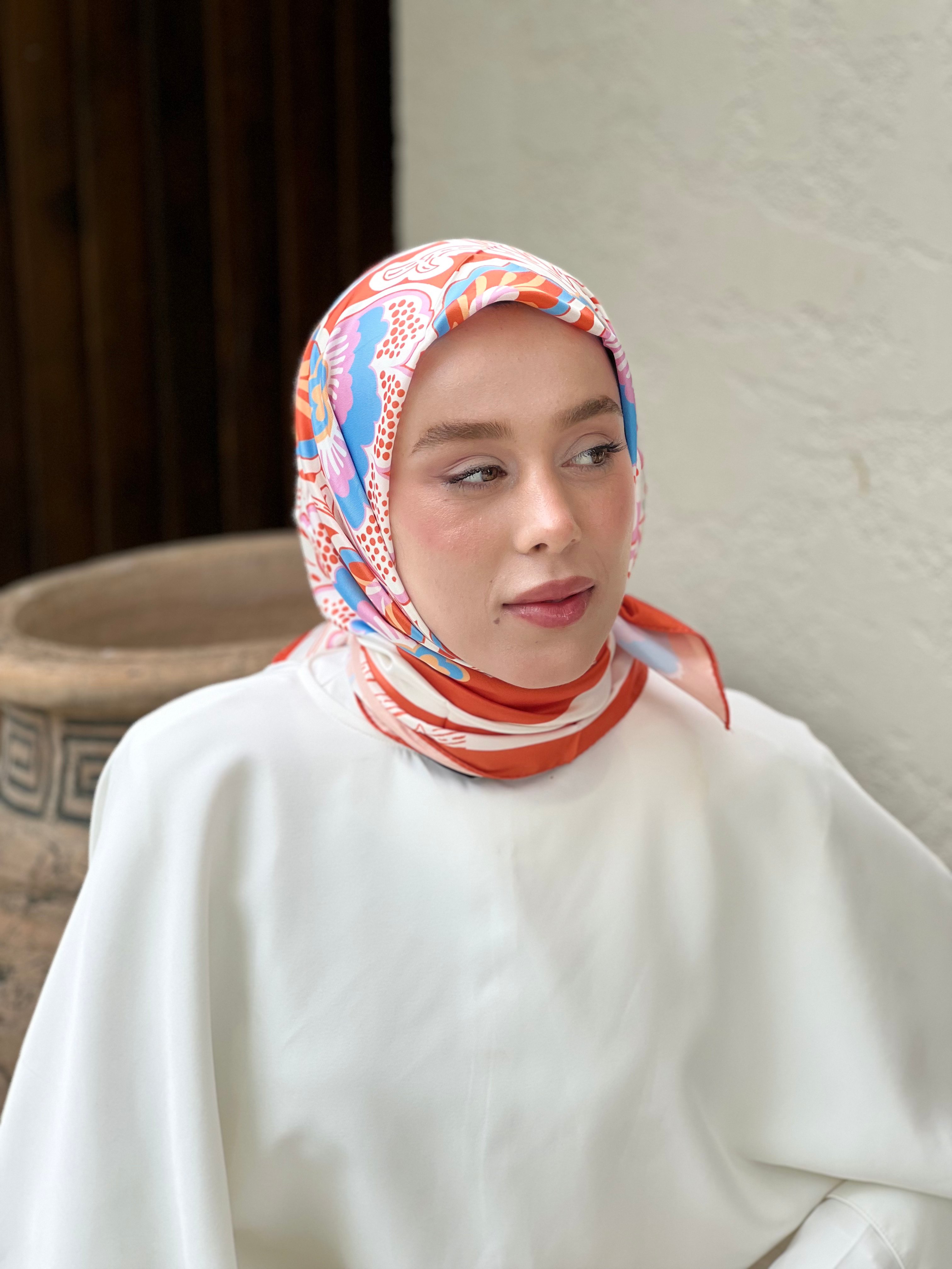 Sarmaşık Twill Eşarp