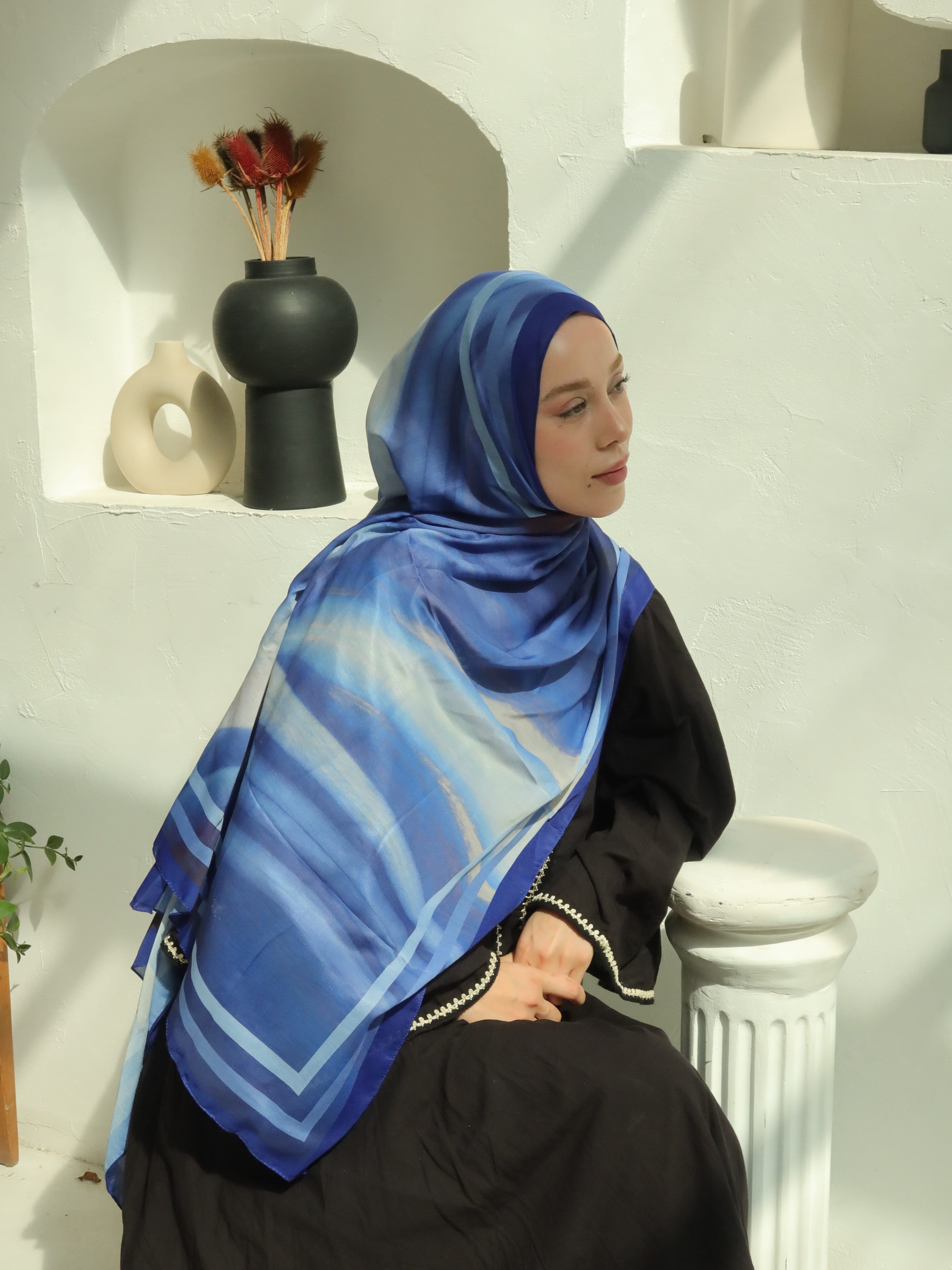 Mirea Desen Pamuk Şal