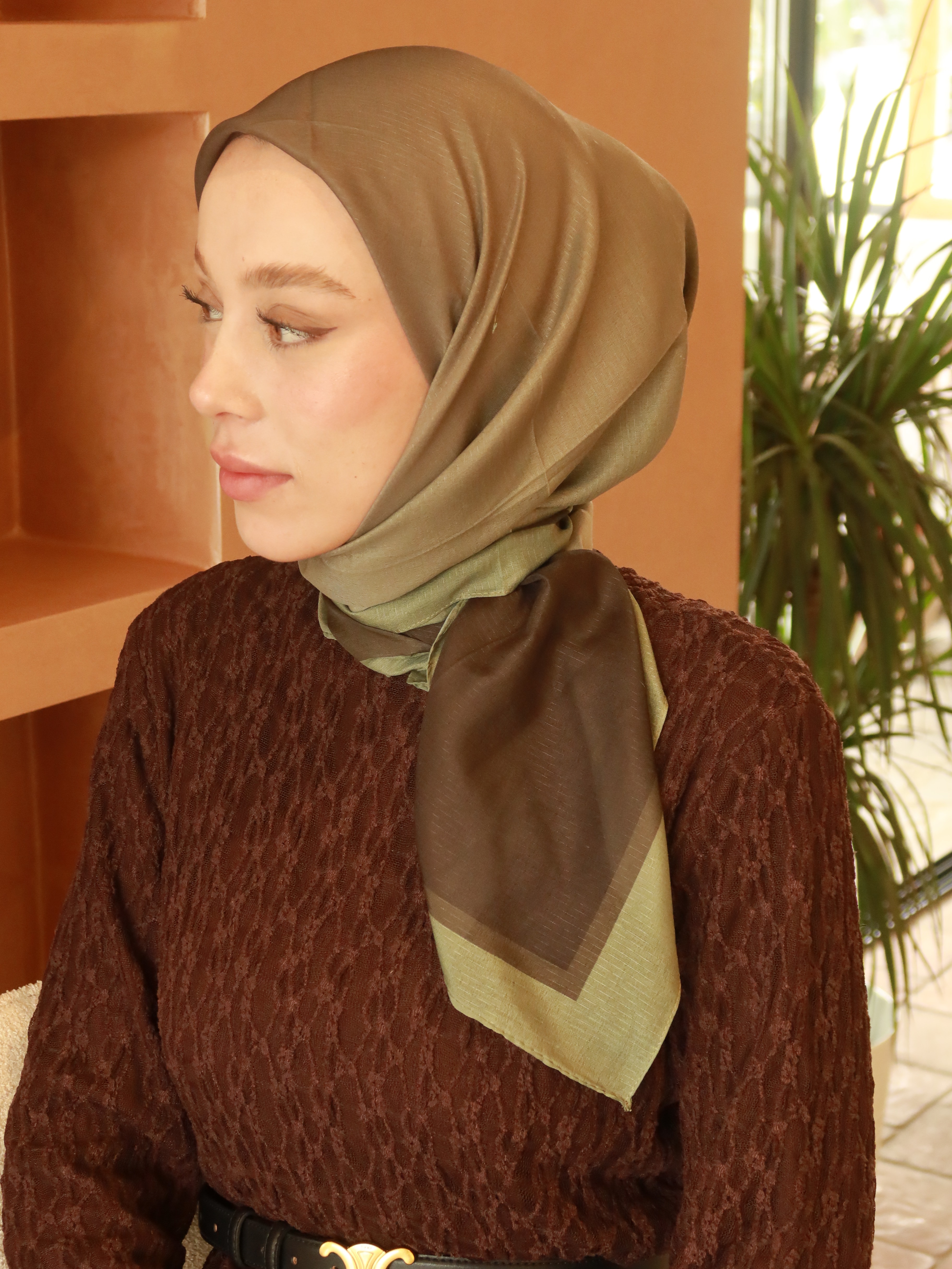 Thalya Desen Lina Eşarp - Haki