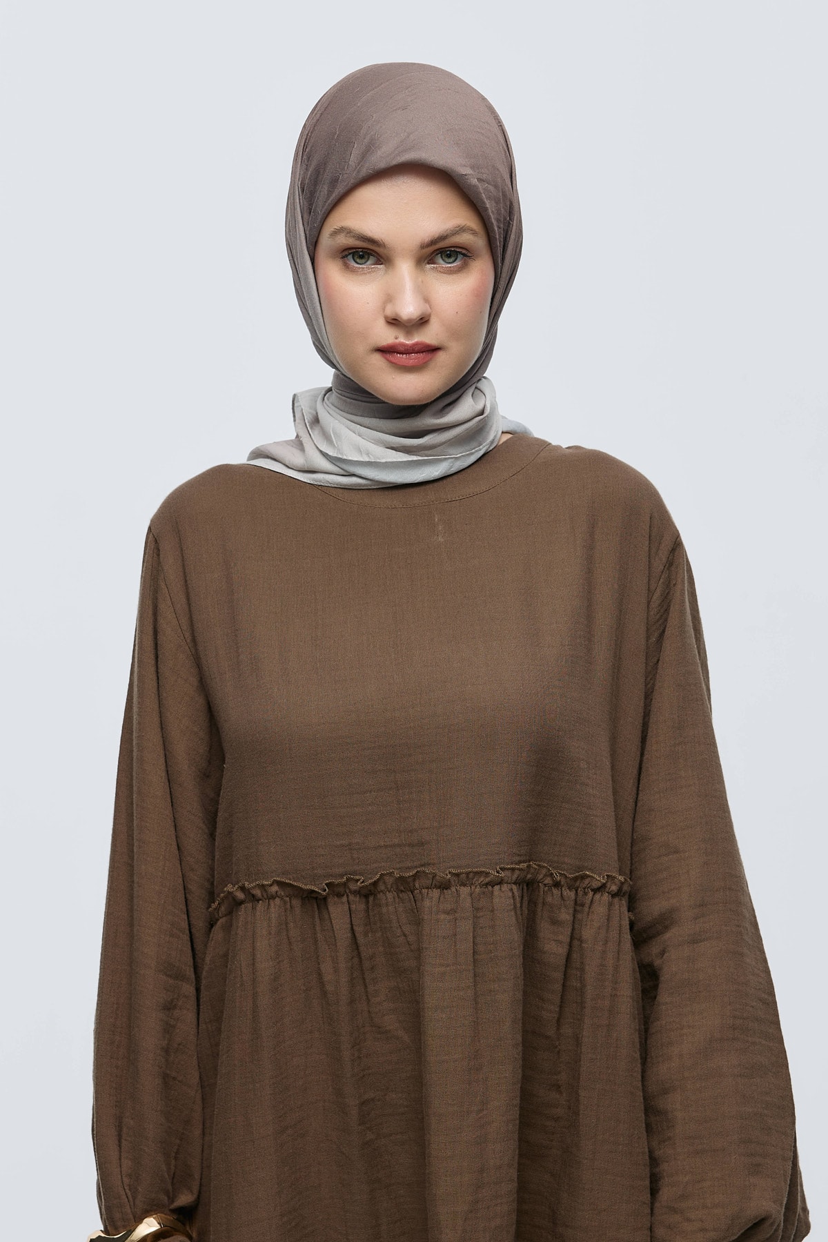 Mirora Desen Bambu Eşarp - İğde
