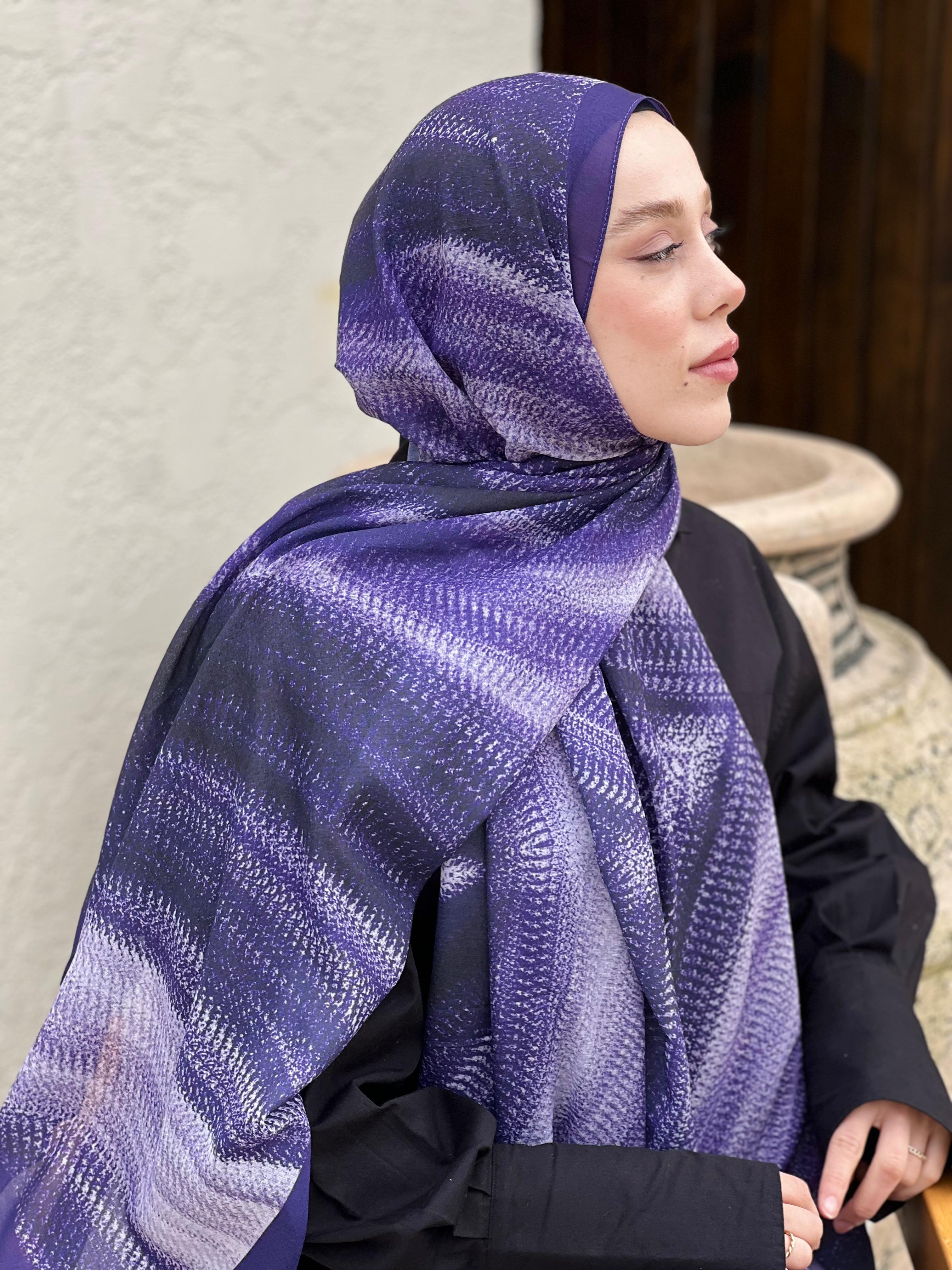 Hira Pattern Lina Shawl