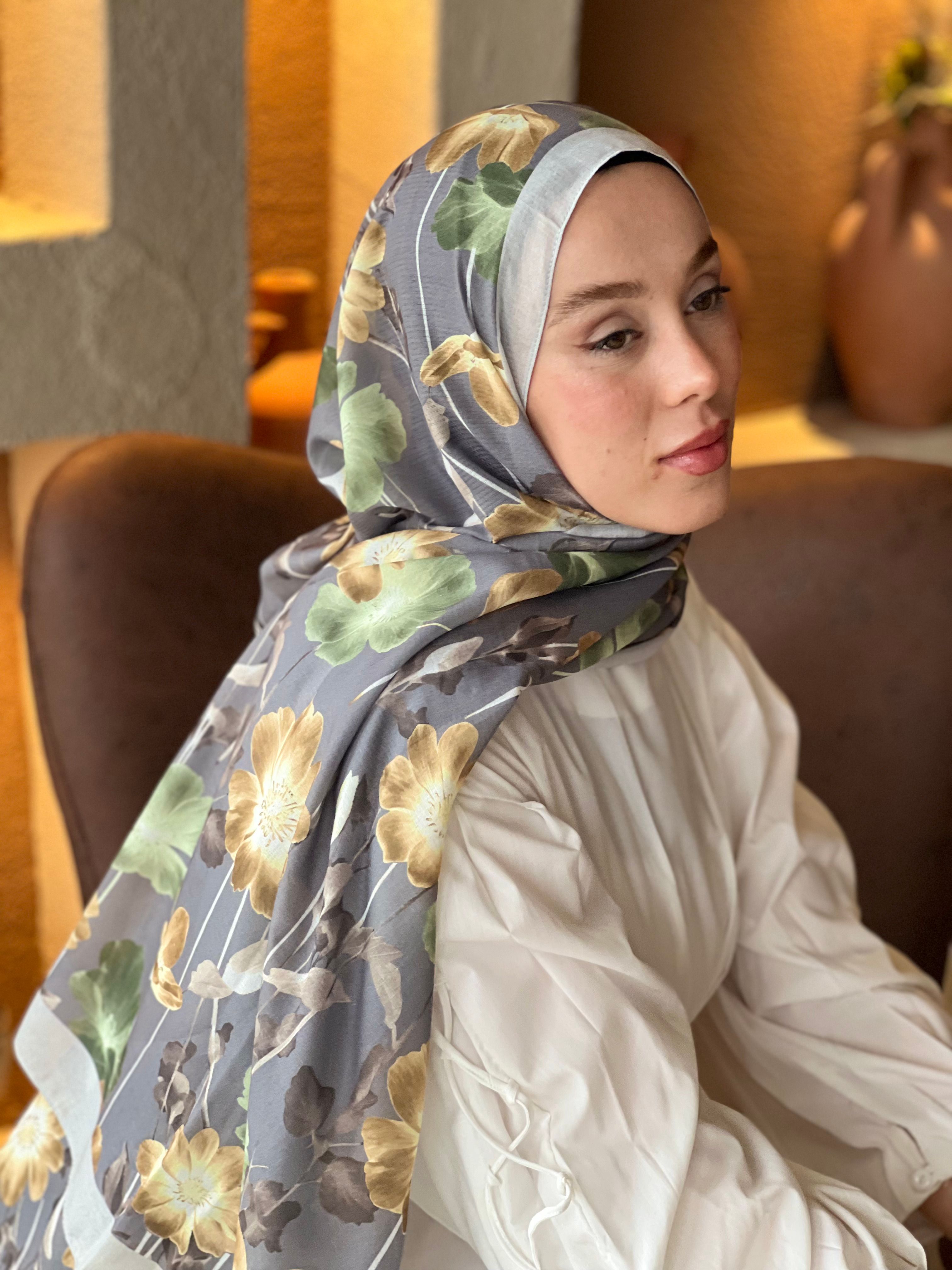 Fiori Desen Lina Şal
