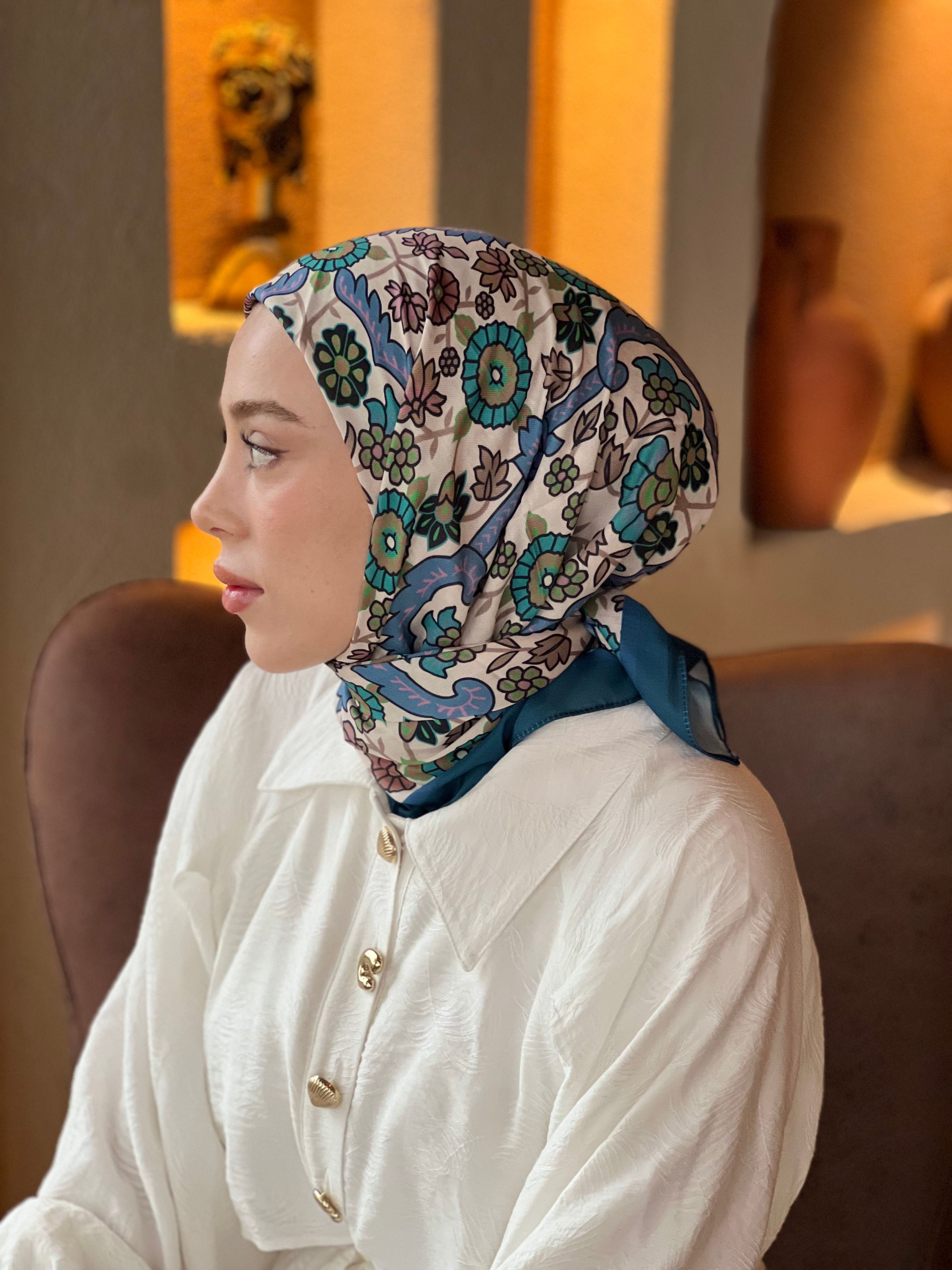Kayra Pattern Cotton Scarf