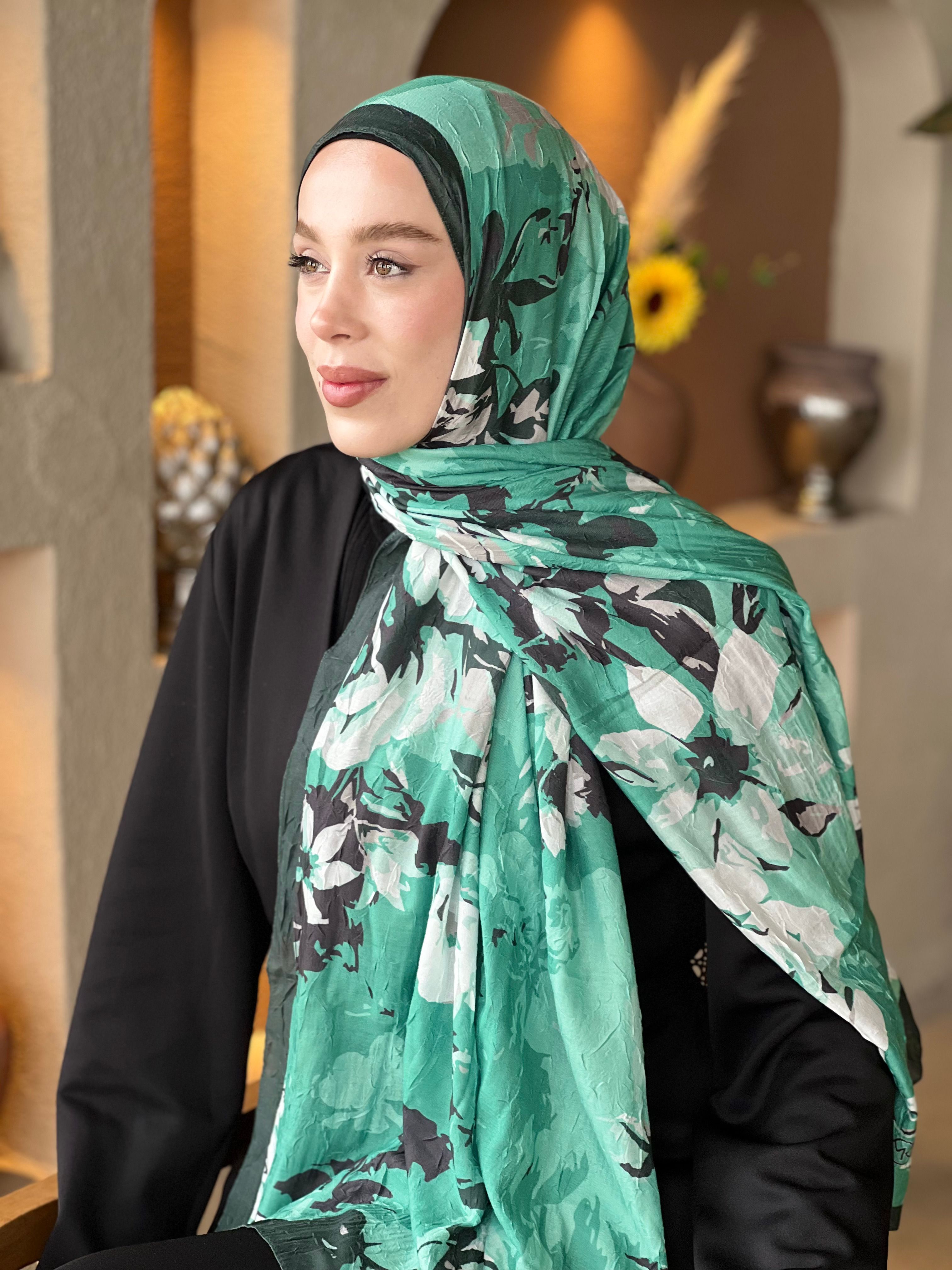 Rose Blend Pattern Bamboo Shawl