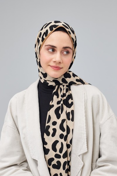 Modern Leopard Medina Silk Shawl