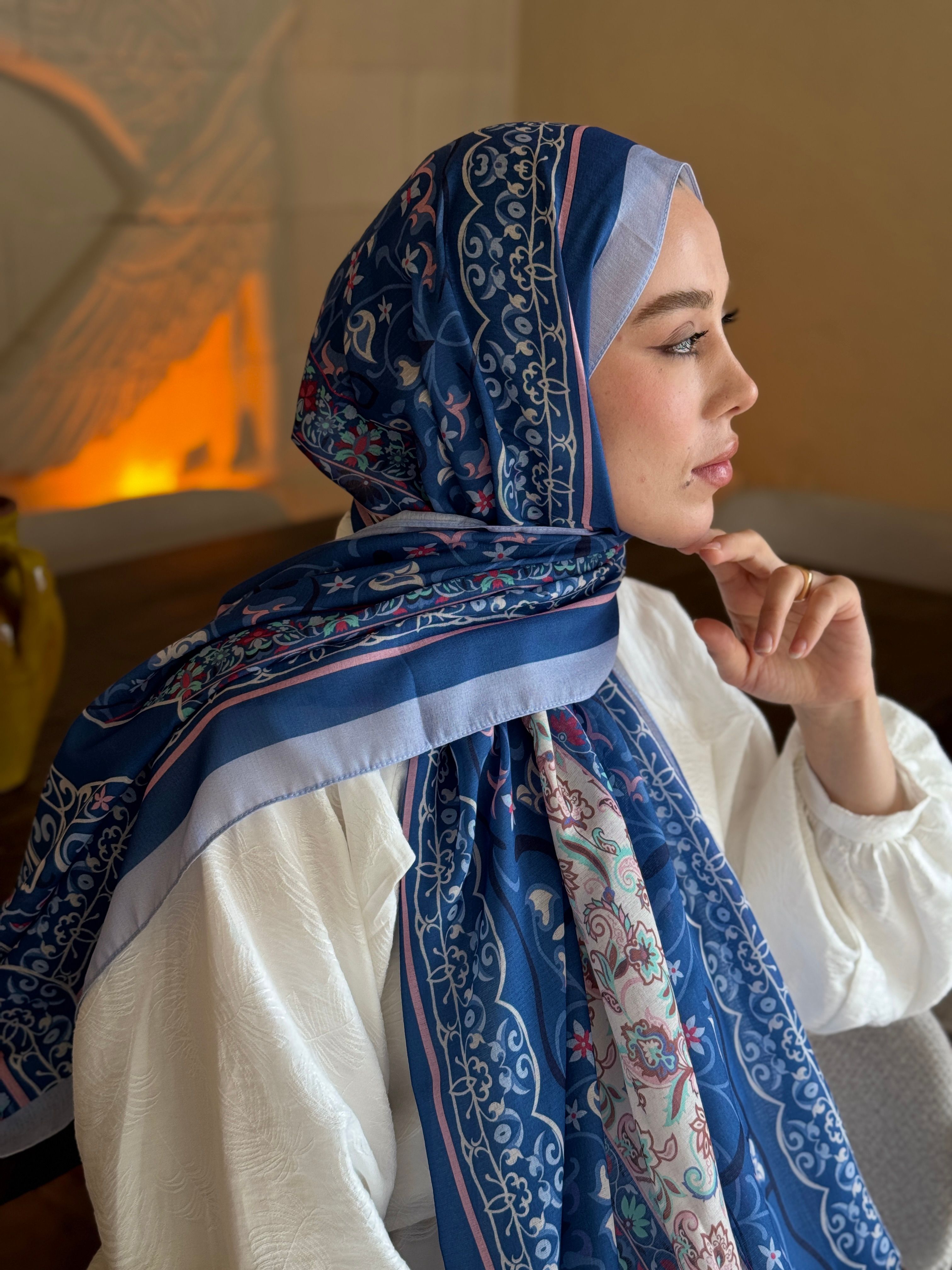 Pıtrak Desen Lina Şal