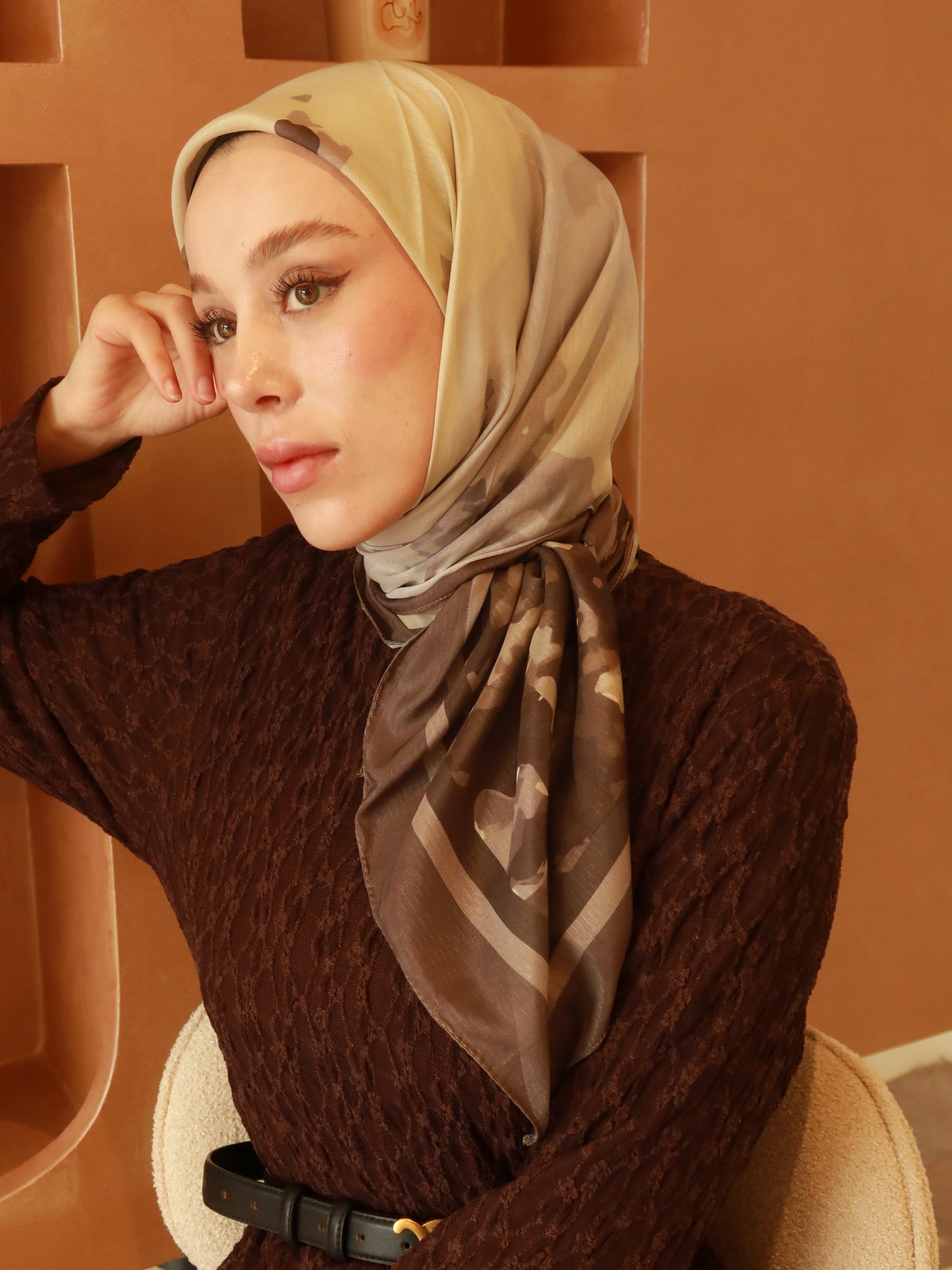 Myren Desen Lina Eşarp - Kakao