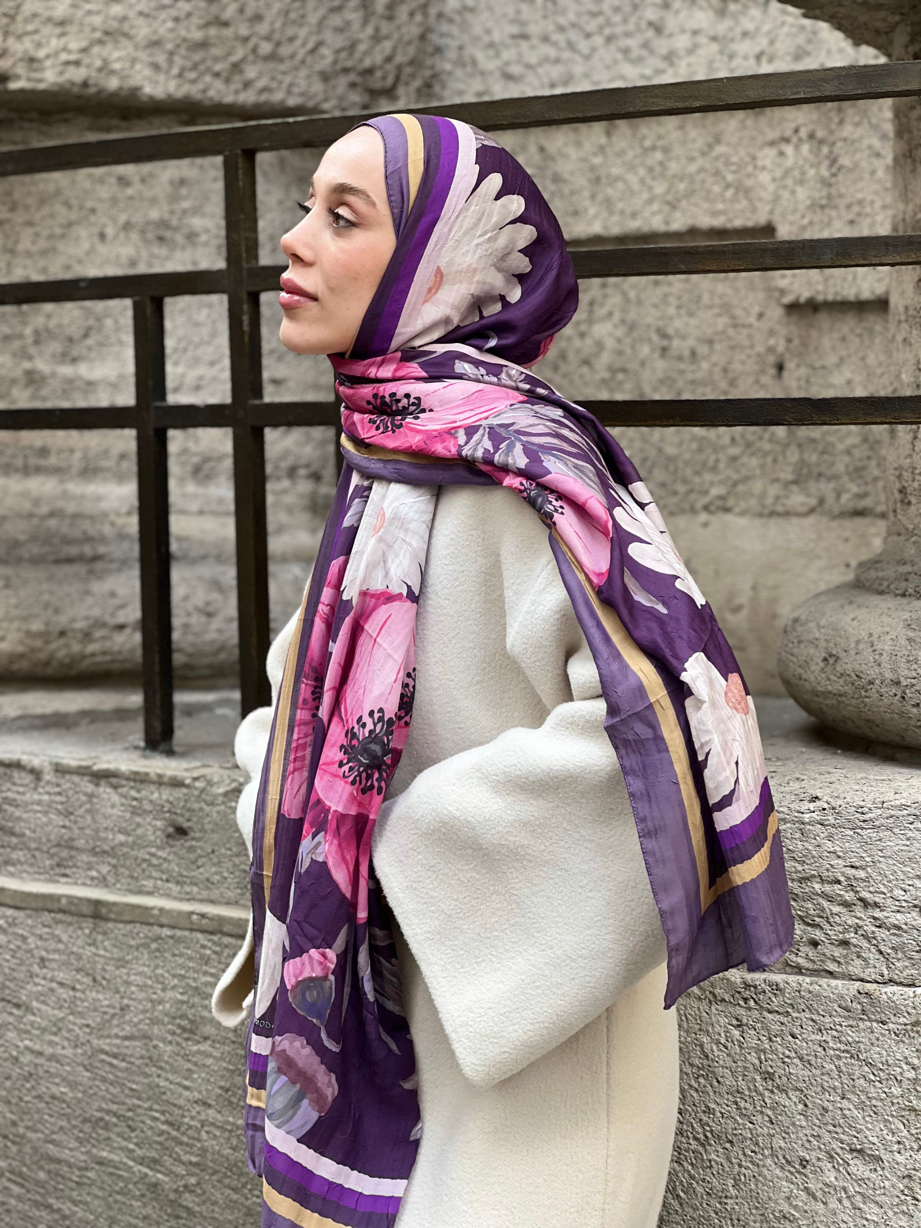 Margarit Pattern Bamboo Shawl