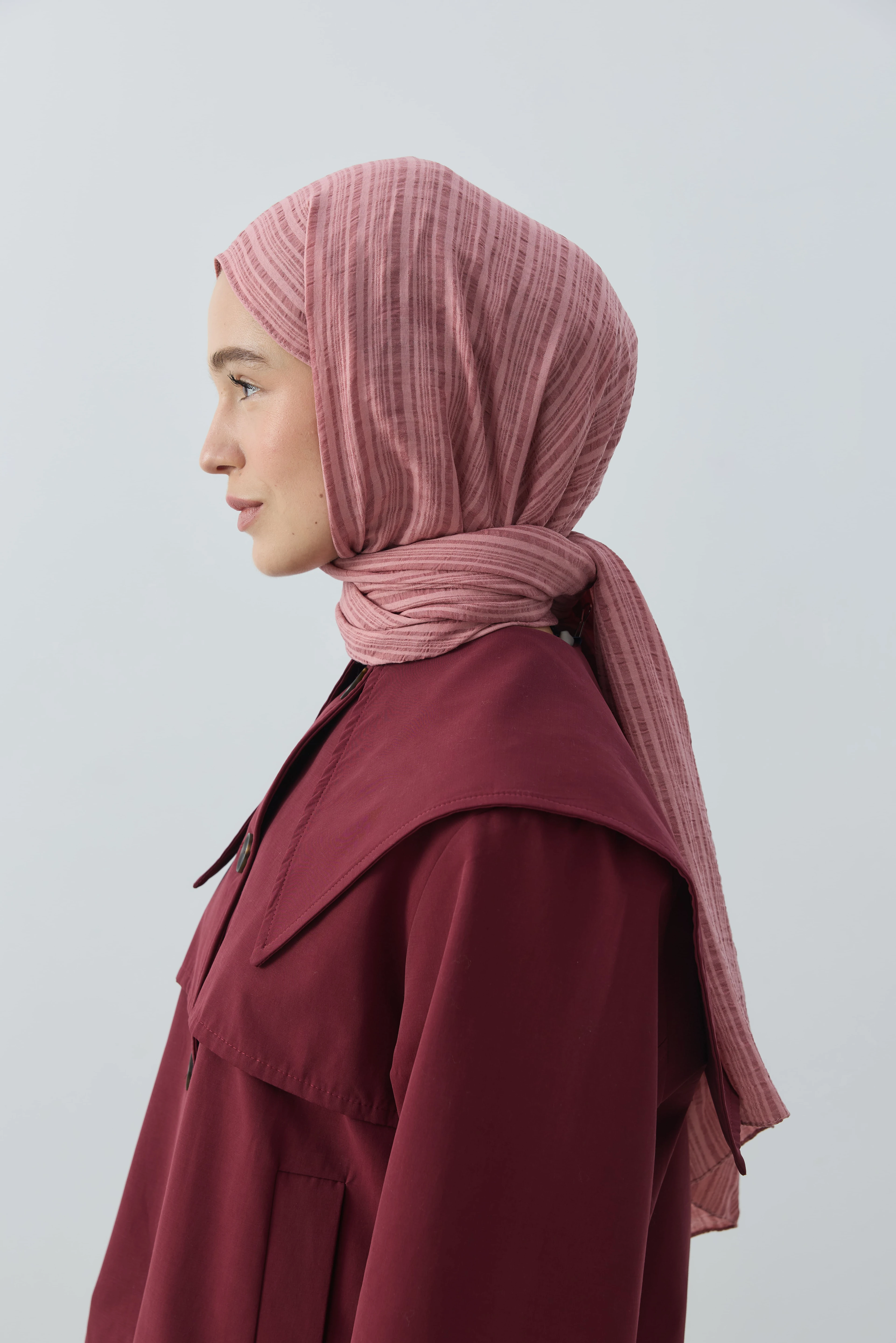 Misto Pamuk Serisi Şal - Pudra