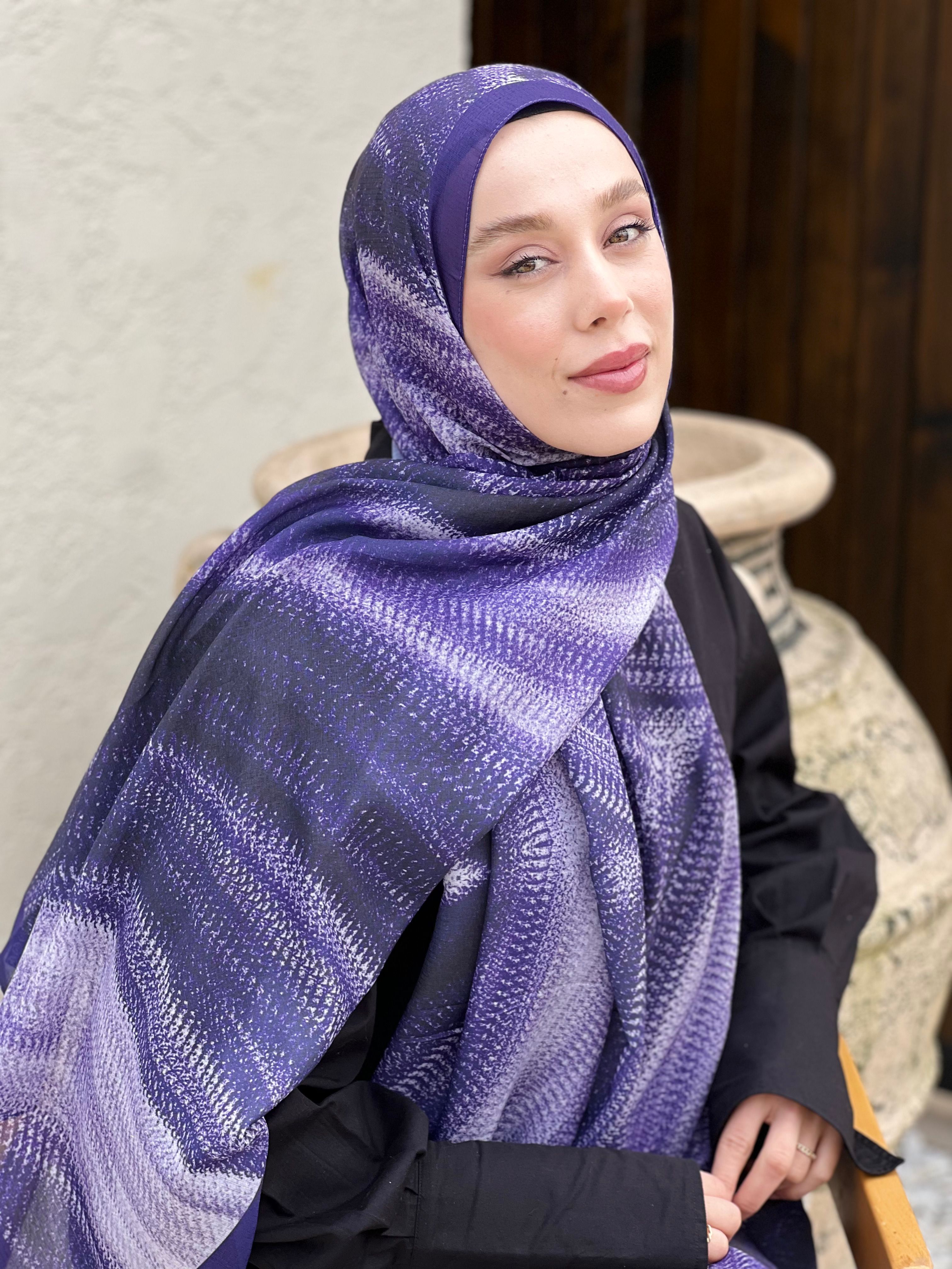 Hira Pattern Lina Shawl