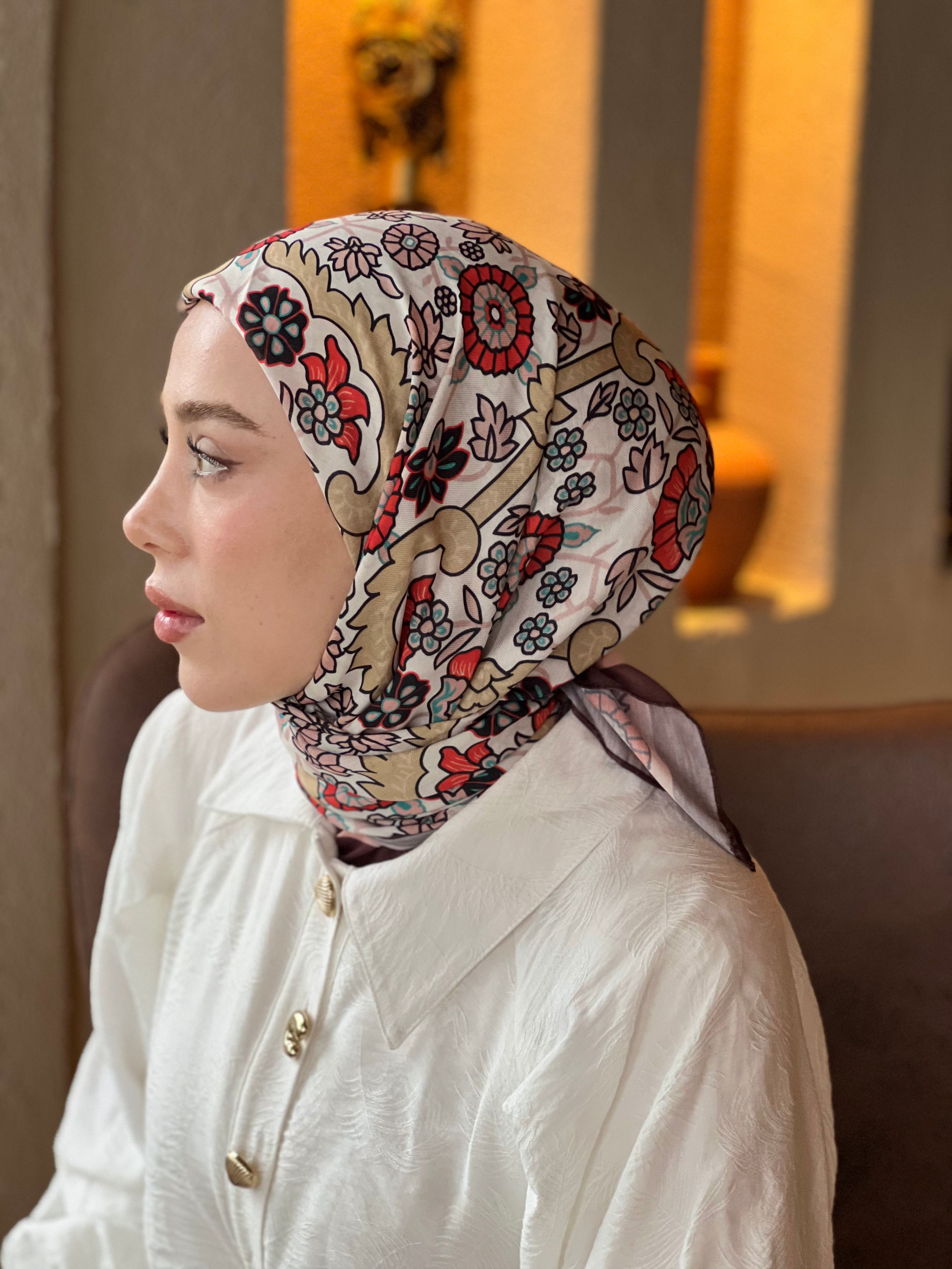 Kayra Pattern Cotton Scarf