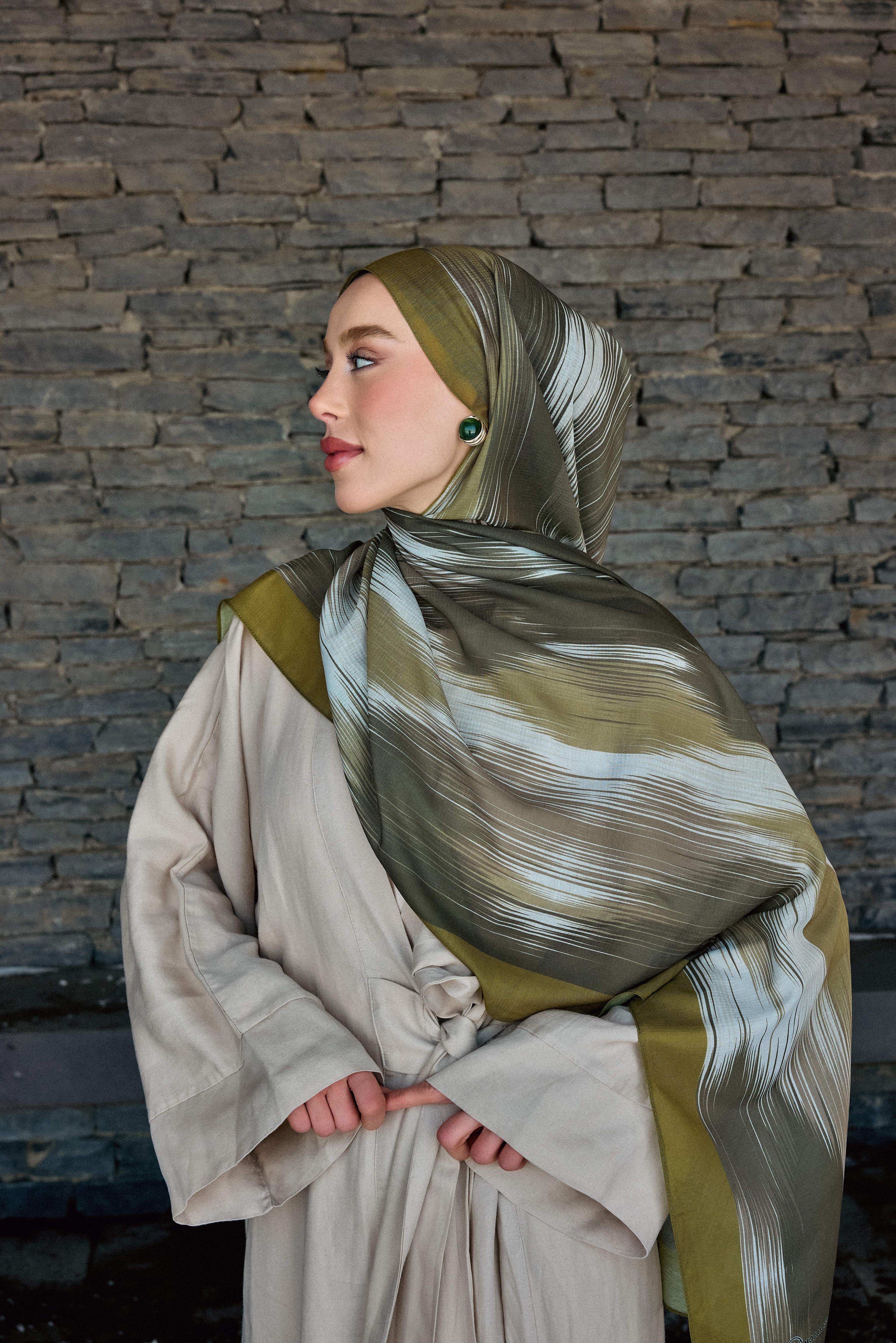 Vakkas Pattern Lina Shawl - Dark Bronze