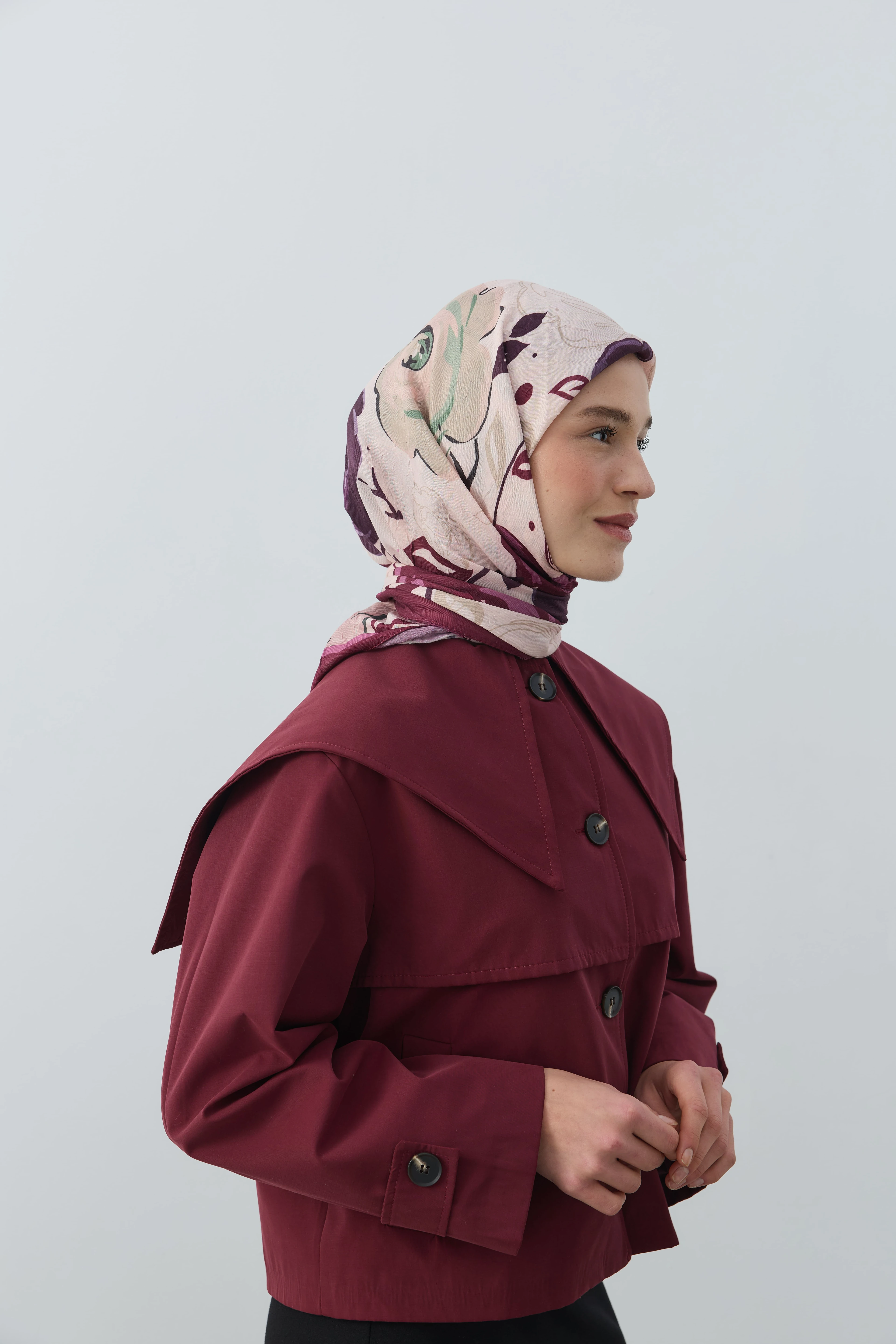 Olyvia Desen Bambu Eşarp