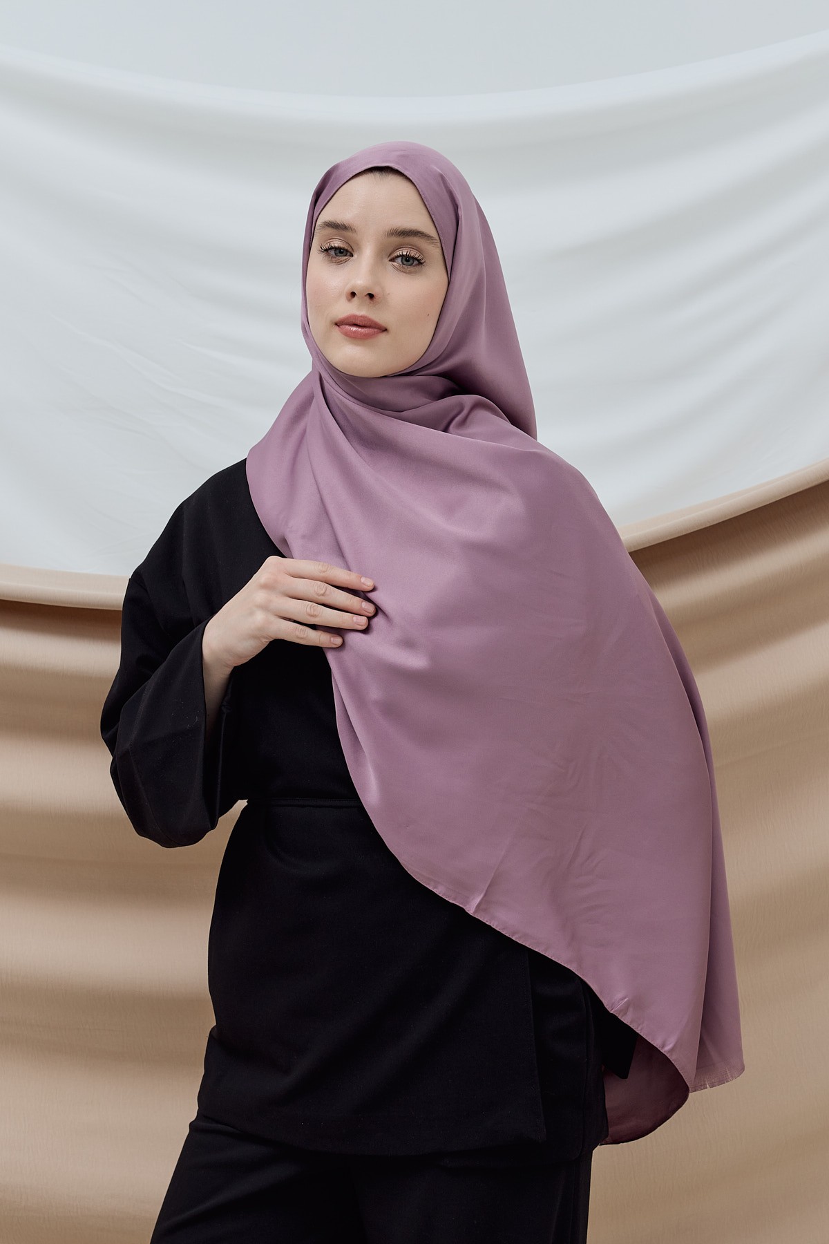 Dual Silk Series Shawl - Vintage Rose
