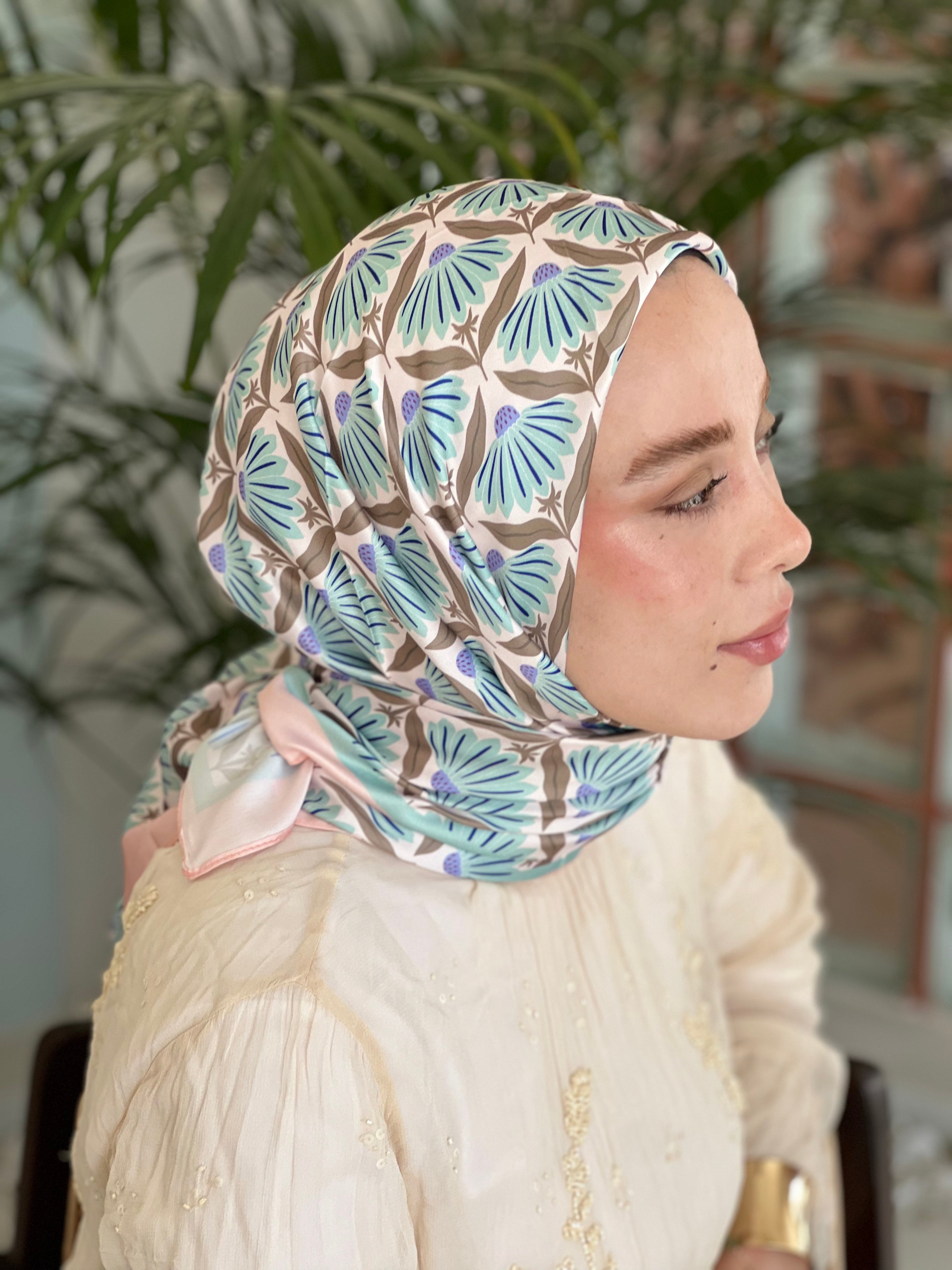 Petalia Desen Tanca Eşarp - Pembe