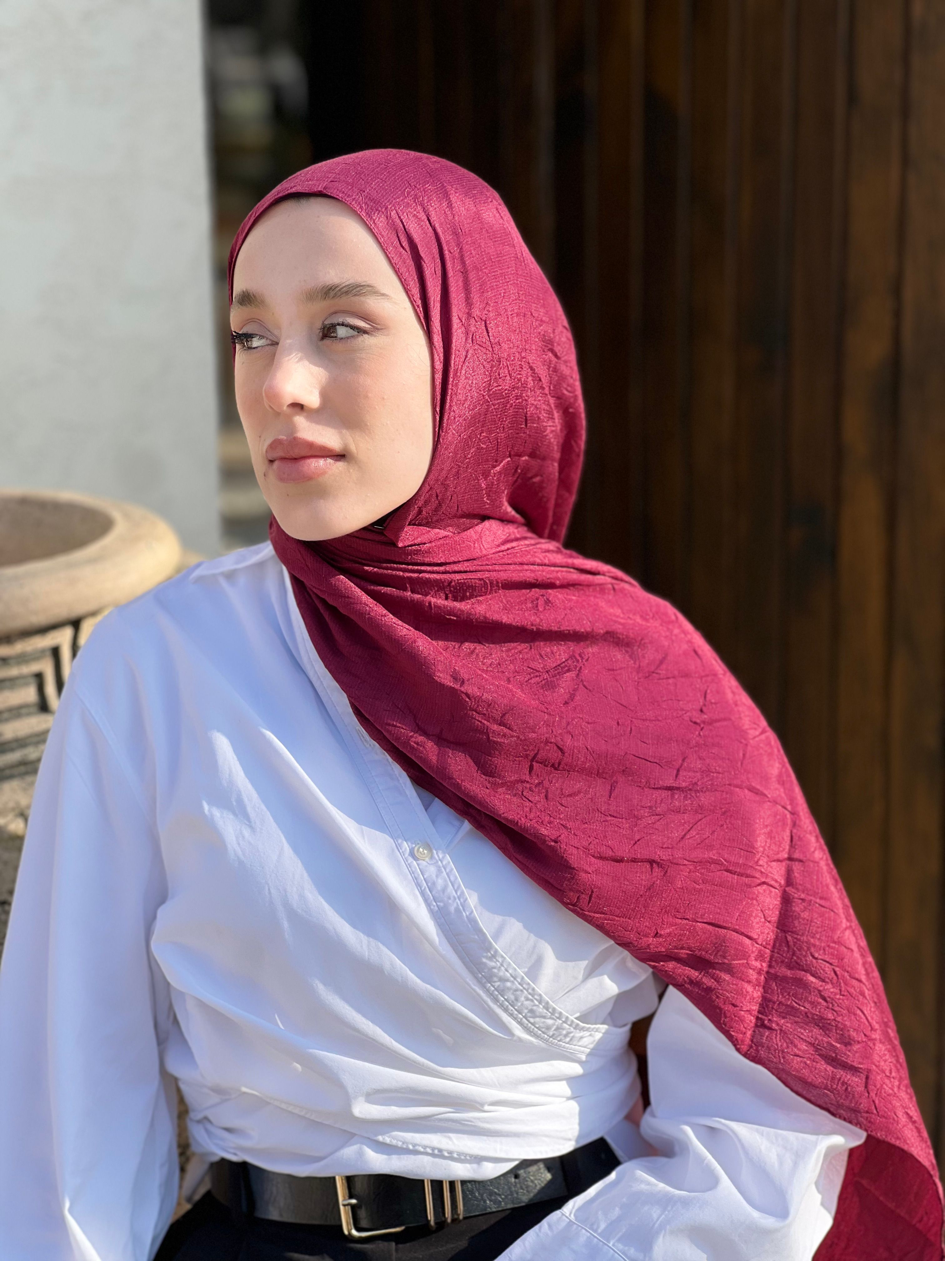 Gloss Kraş Şal - Bordo