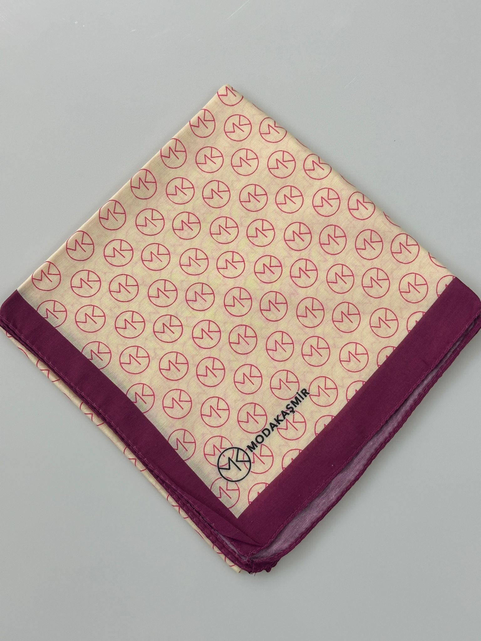 MONOGRAM MK DESEN EŞARP - Gül Pembe