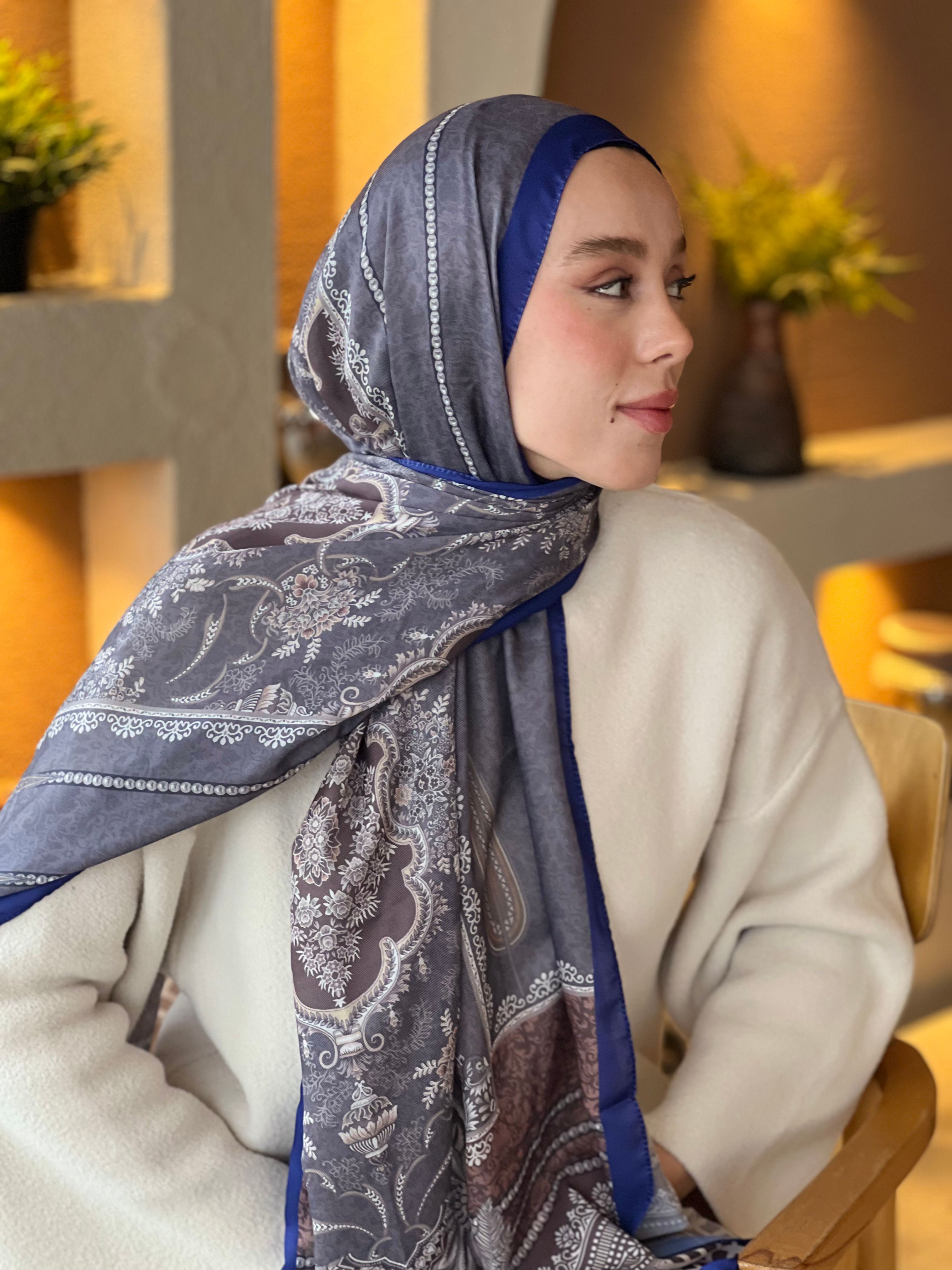 Huesca Desen Pamuk Şal