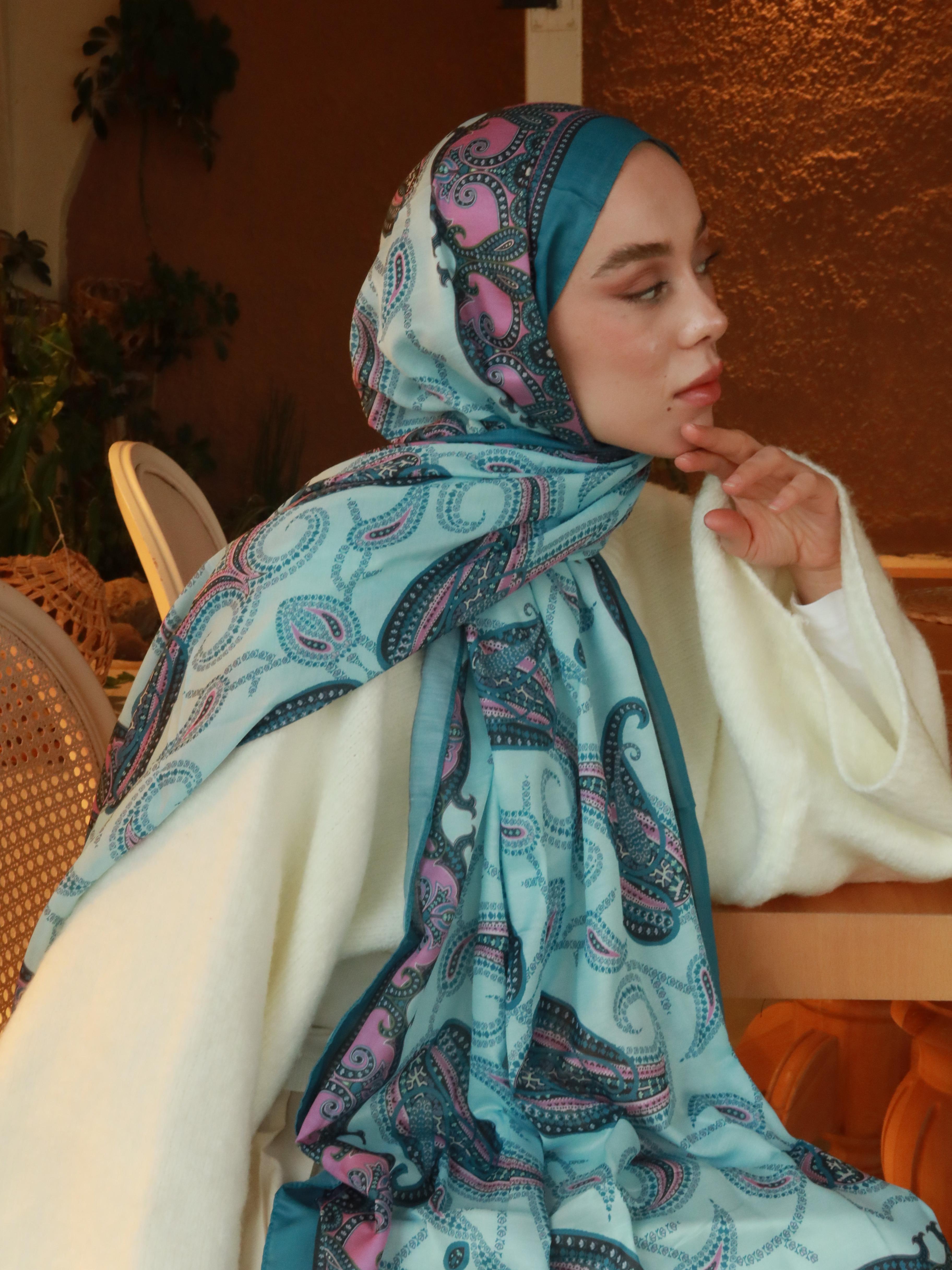 Paisley Desen Pamuk Şal