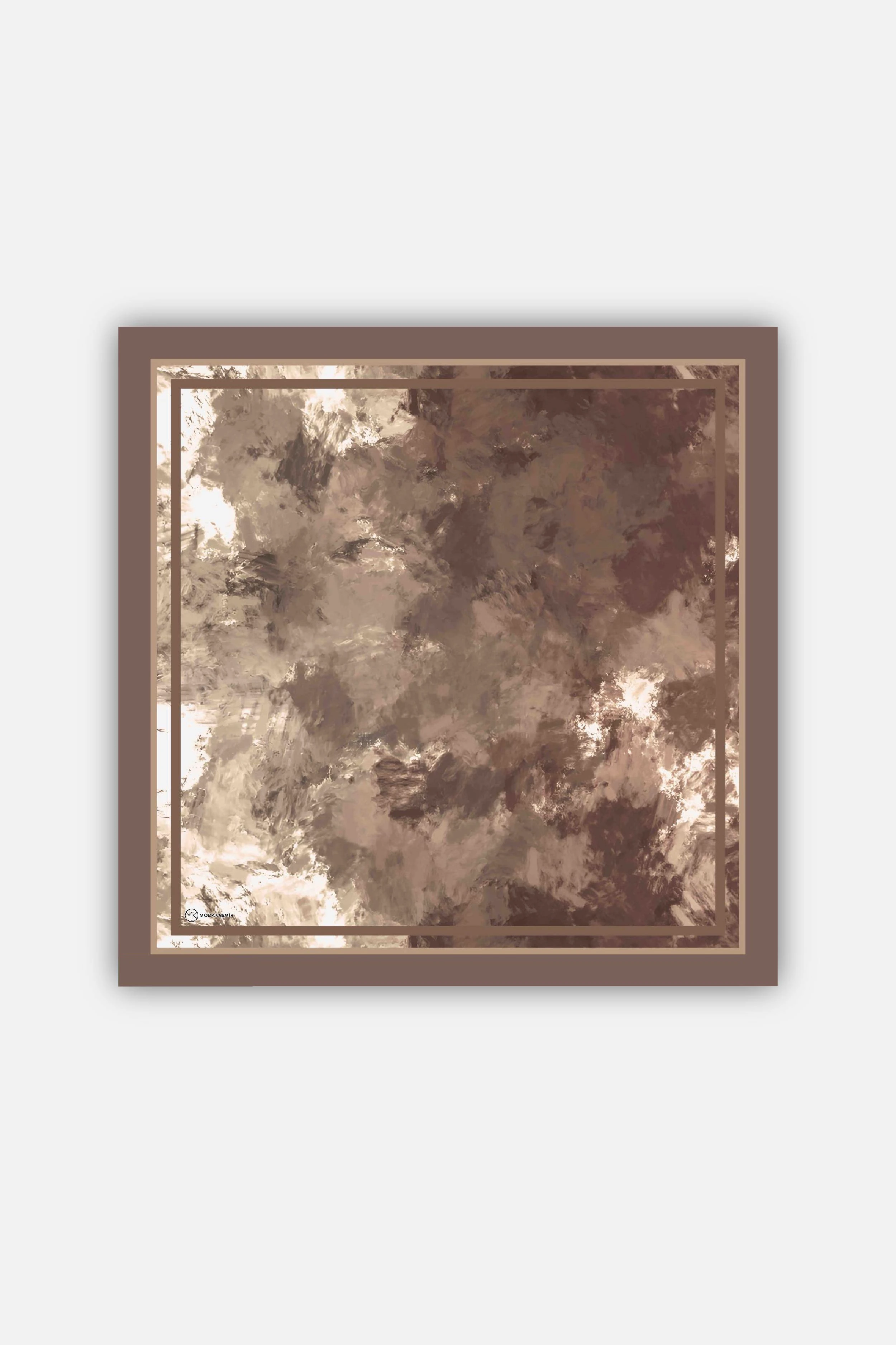 Eterya Desen Lina Eşarp - Tozlu Kahve