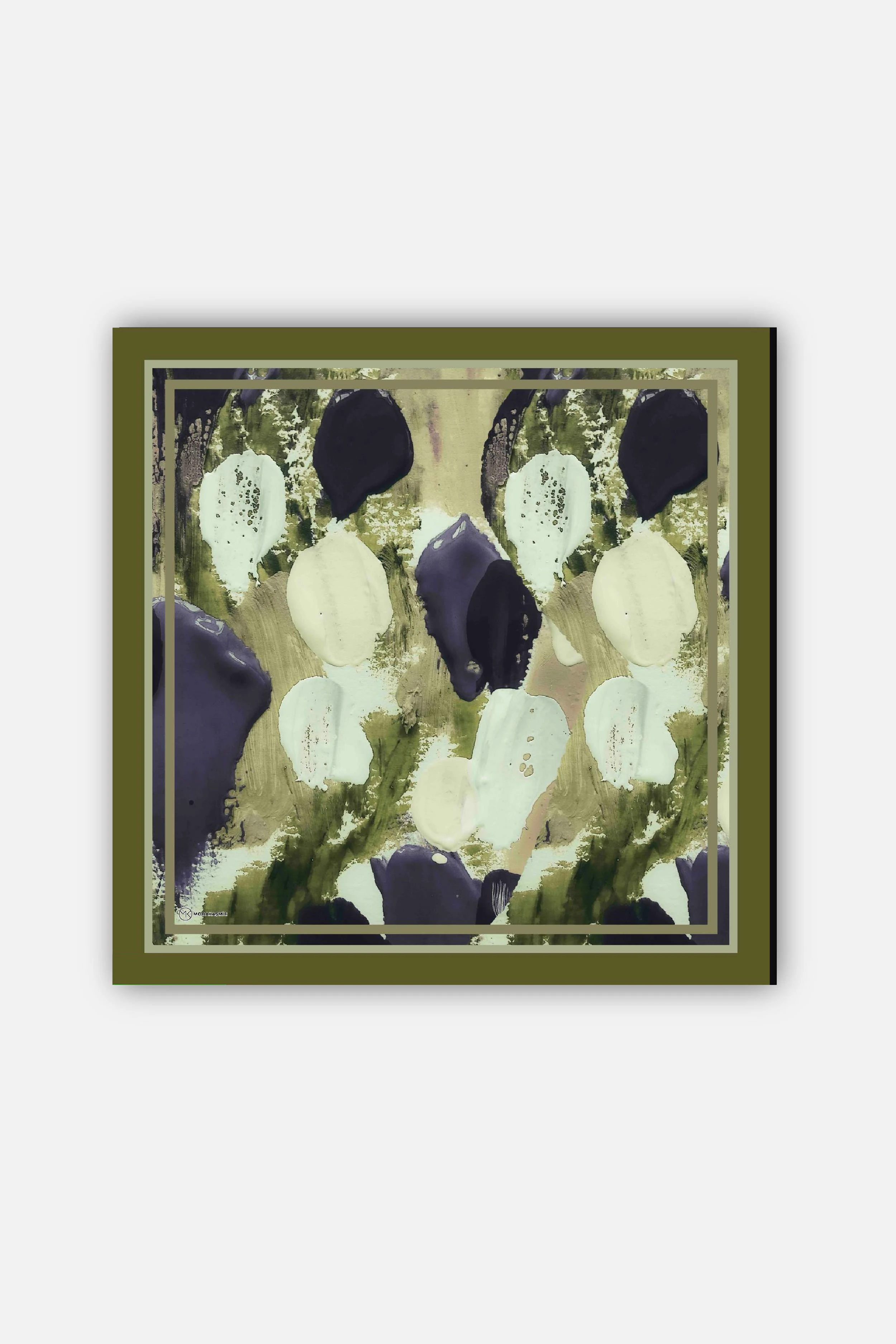 Lymera Desen Lina Eşarp - Koyu Bronz