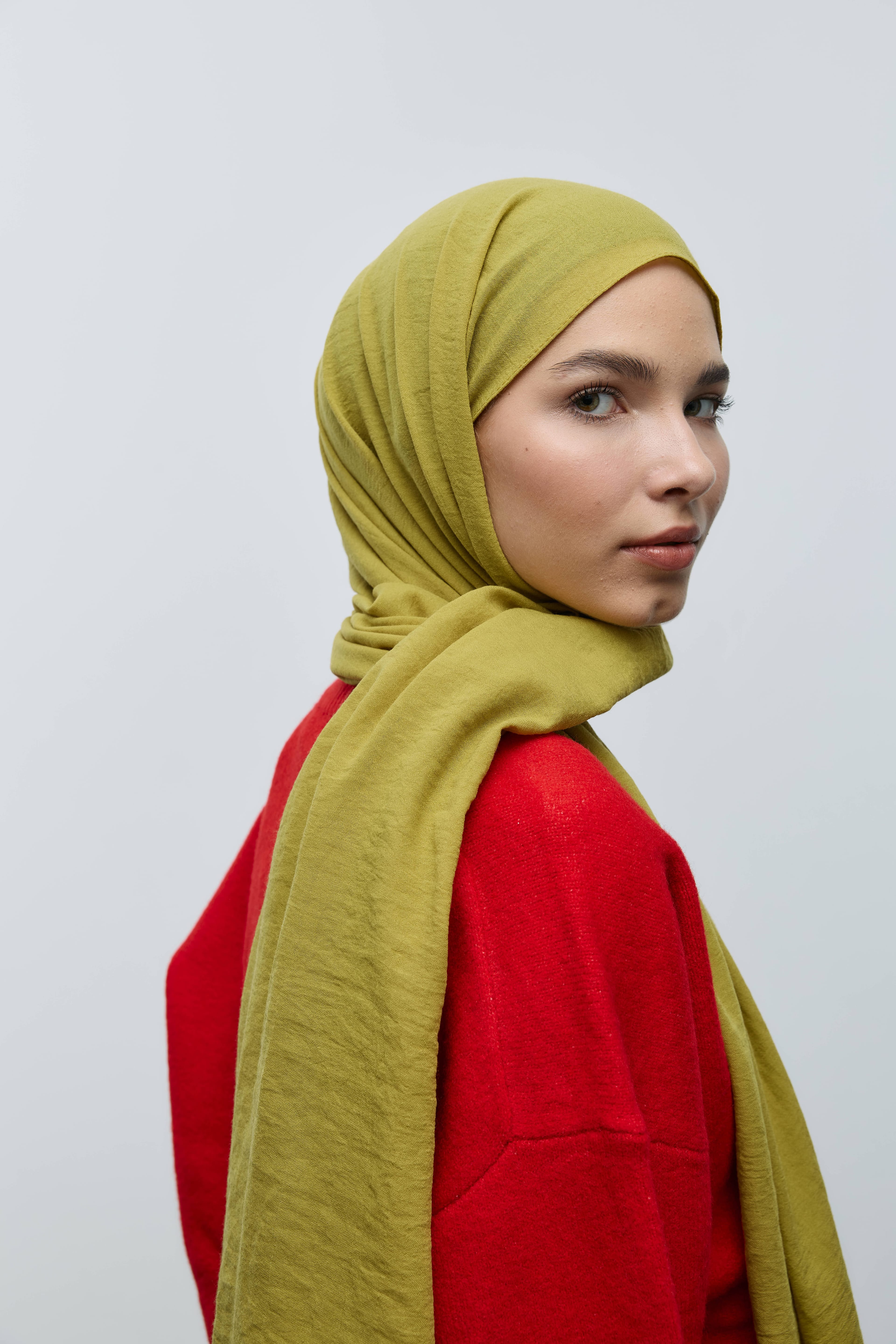 Krash Cotton Shawl - Pistachio Green