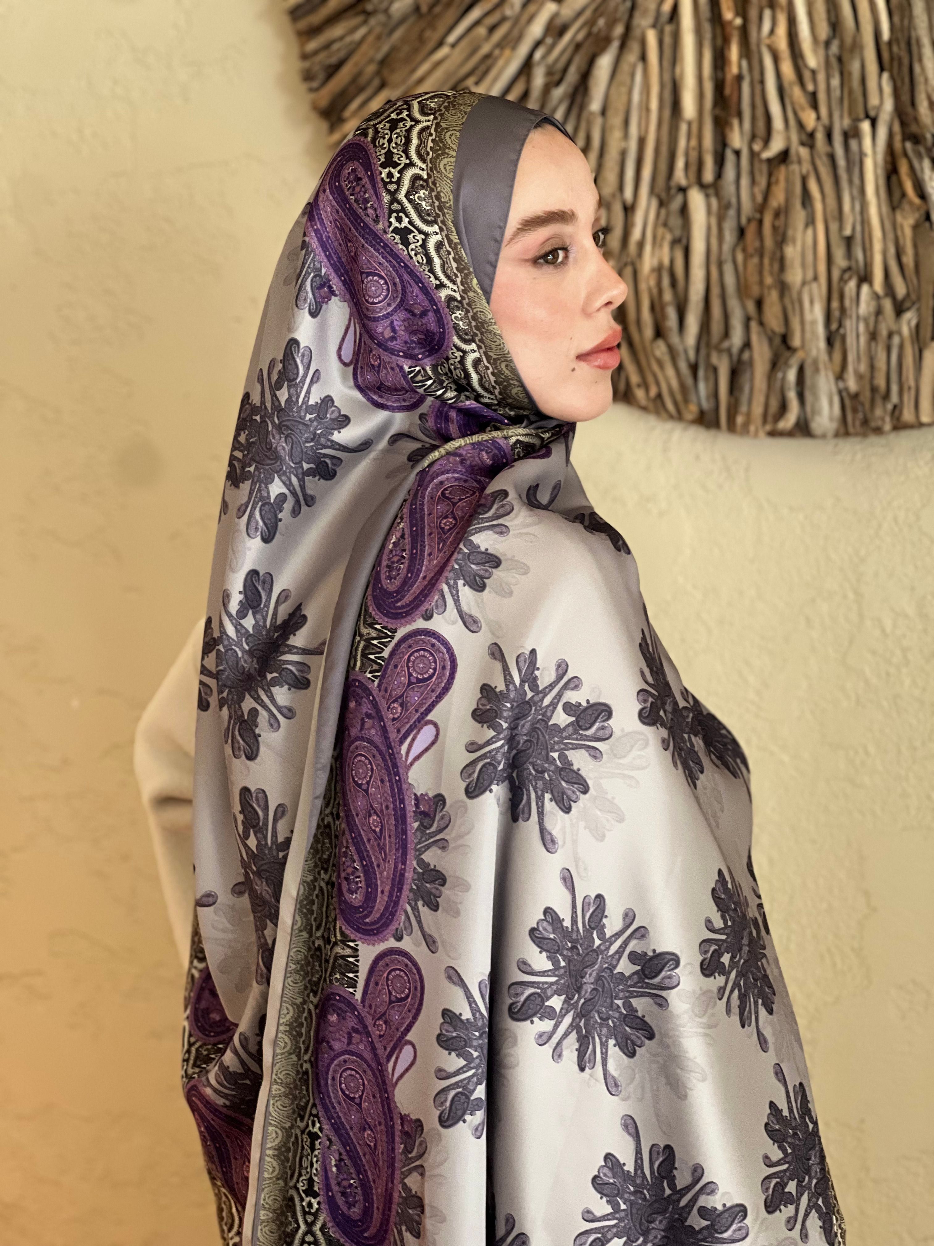 Silky Shawl Rumi Spring Pattern