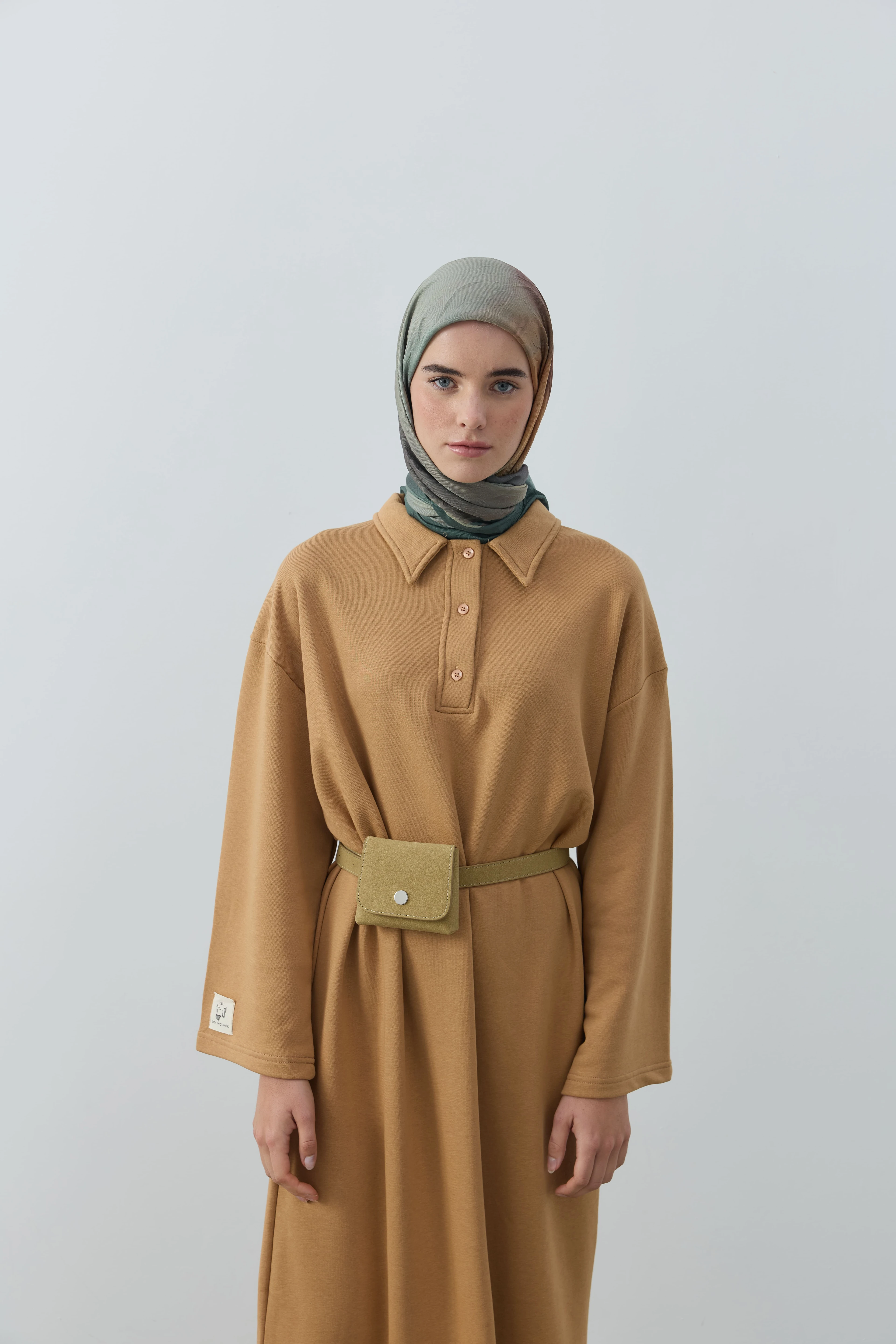 Orelia Desen Bambu Eşarp - Zümrüt